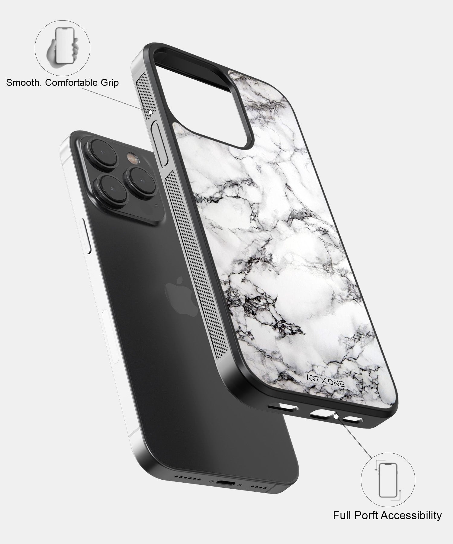 Arabescato Corchia Marble Mobile Back Cover