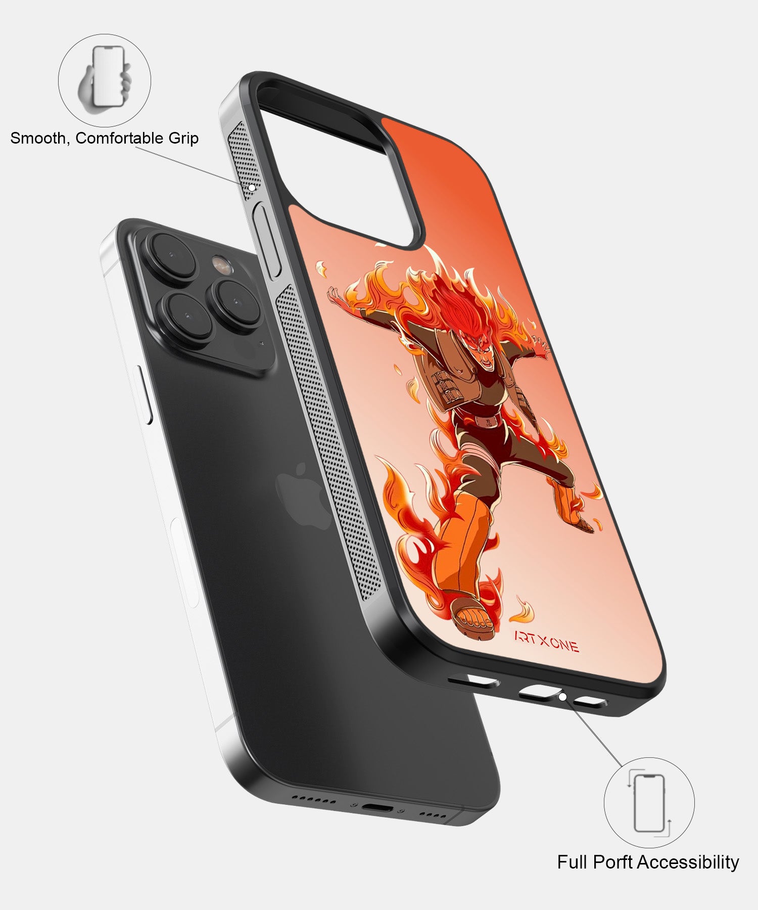 Might Guy Awakening 8 Gates Mobile Back Cover