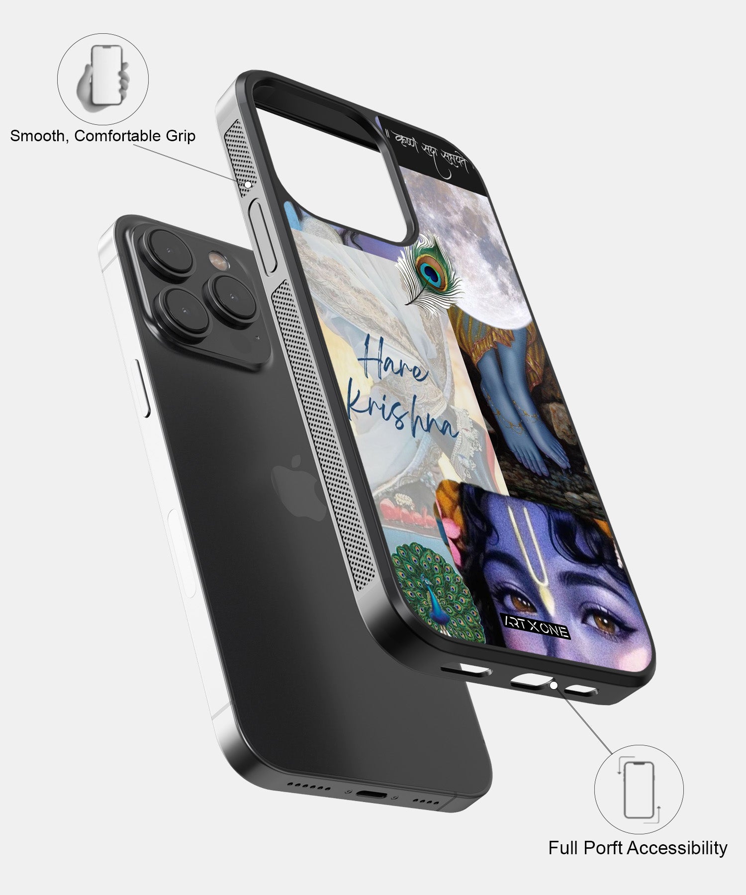 Hindu Gods (Hare Krishna) Mobile Back Cover