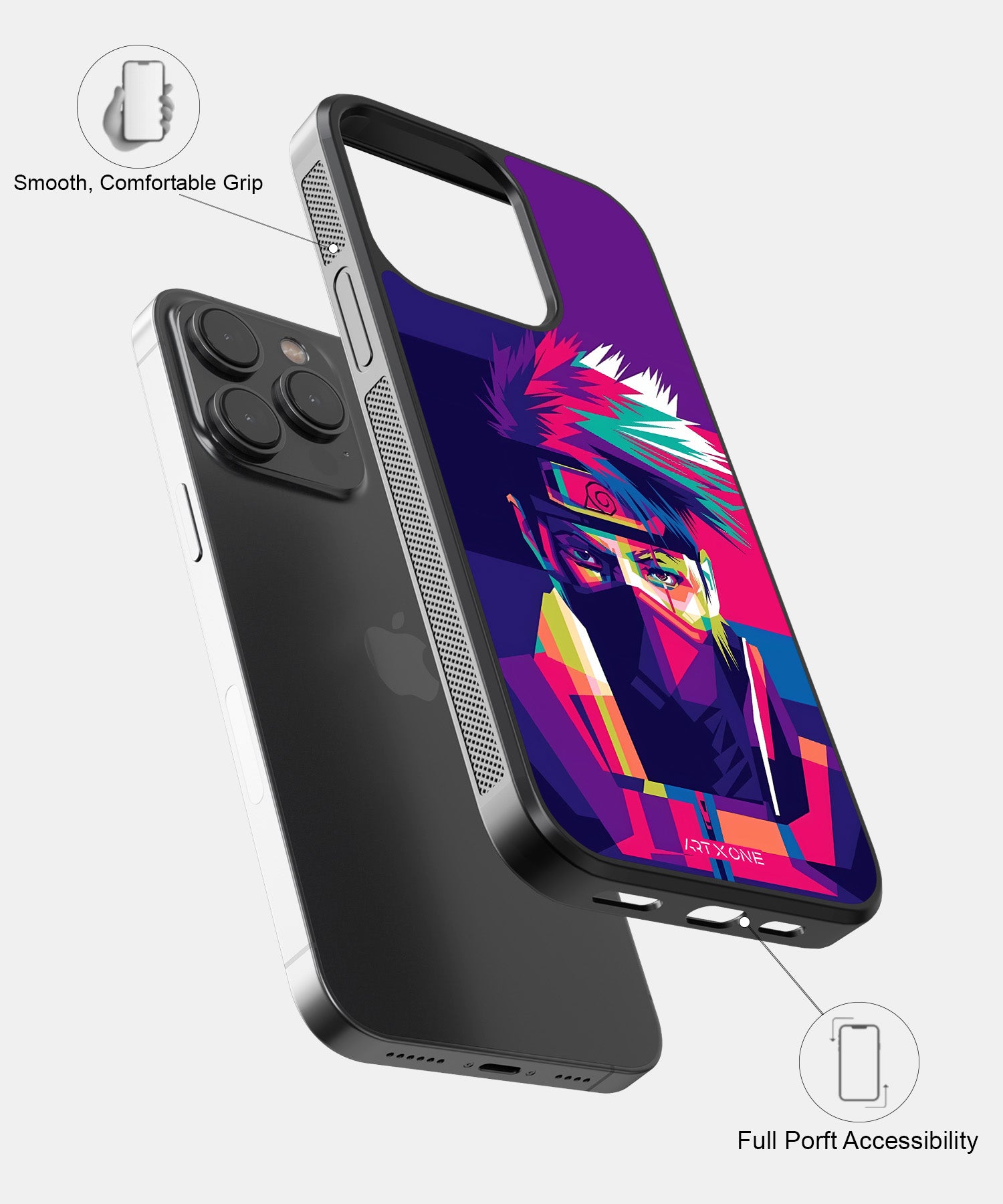 Kakashi Hatake Colored Mobile Back Cover