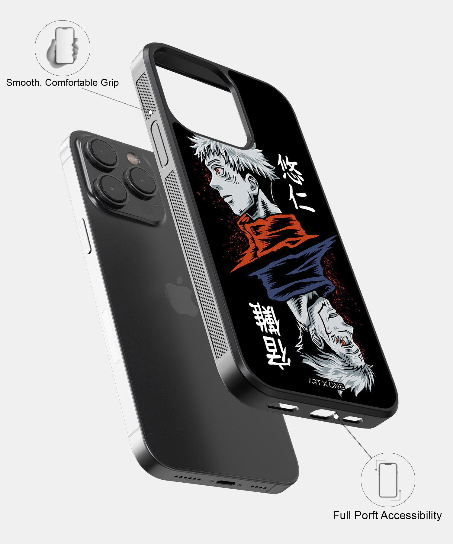 Upside Down Anime Mobile Back Cover