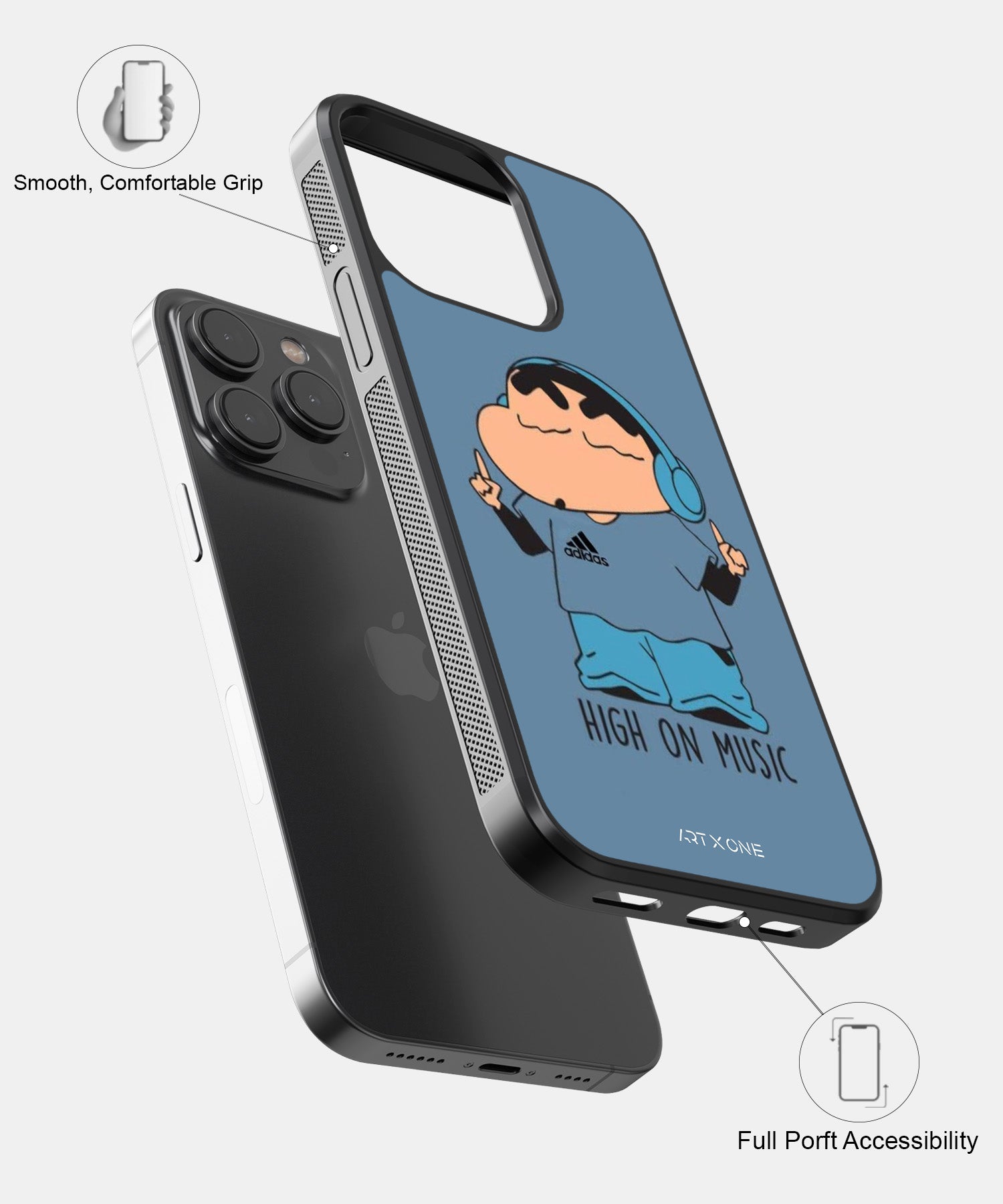 Cartoon (Shinchan High on Music) Mobile Back Cover