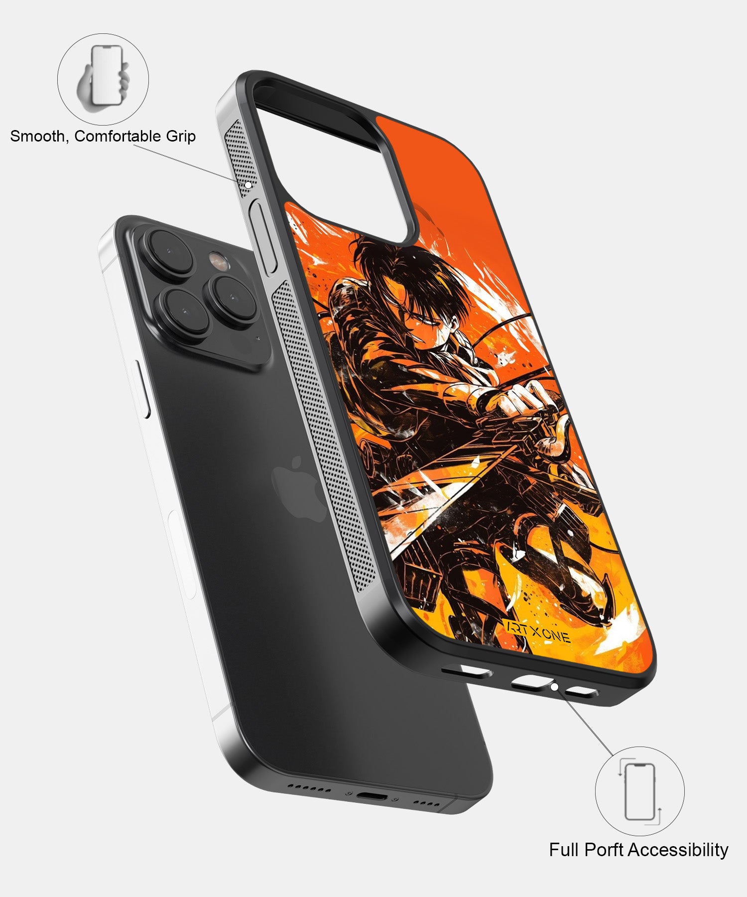 Attack On Titan (Captain Levi) Mobile Back Cover