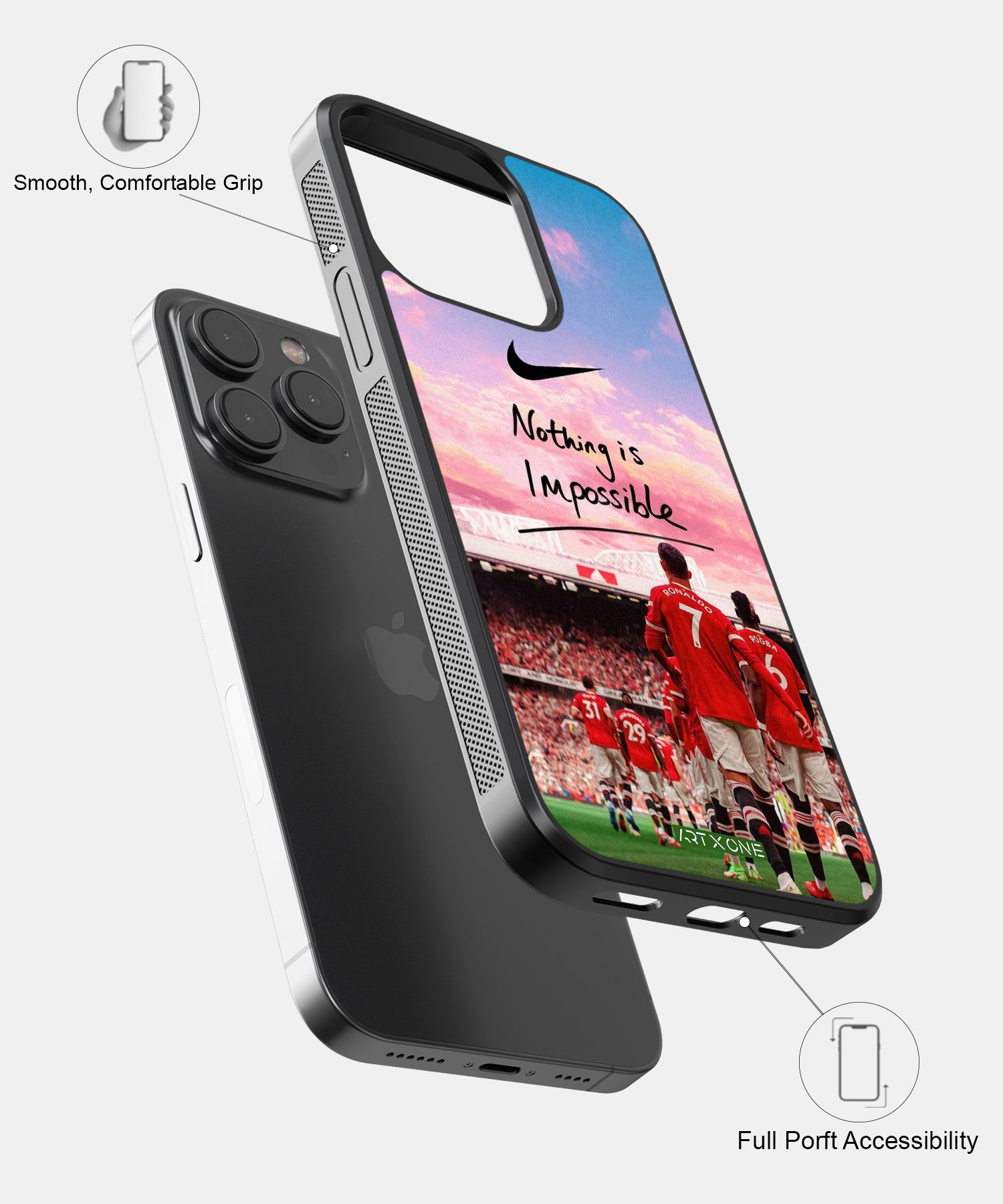 Football (Ronaldo Nothing is Impossible) Mobile Back Cover