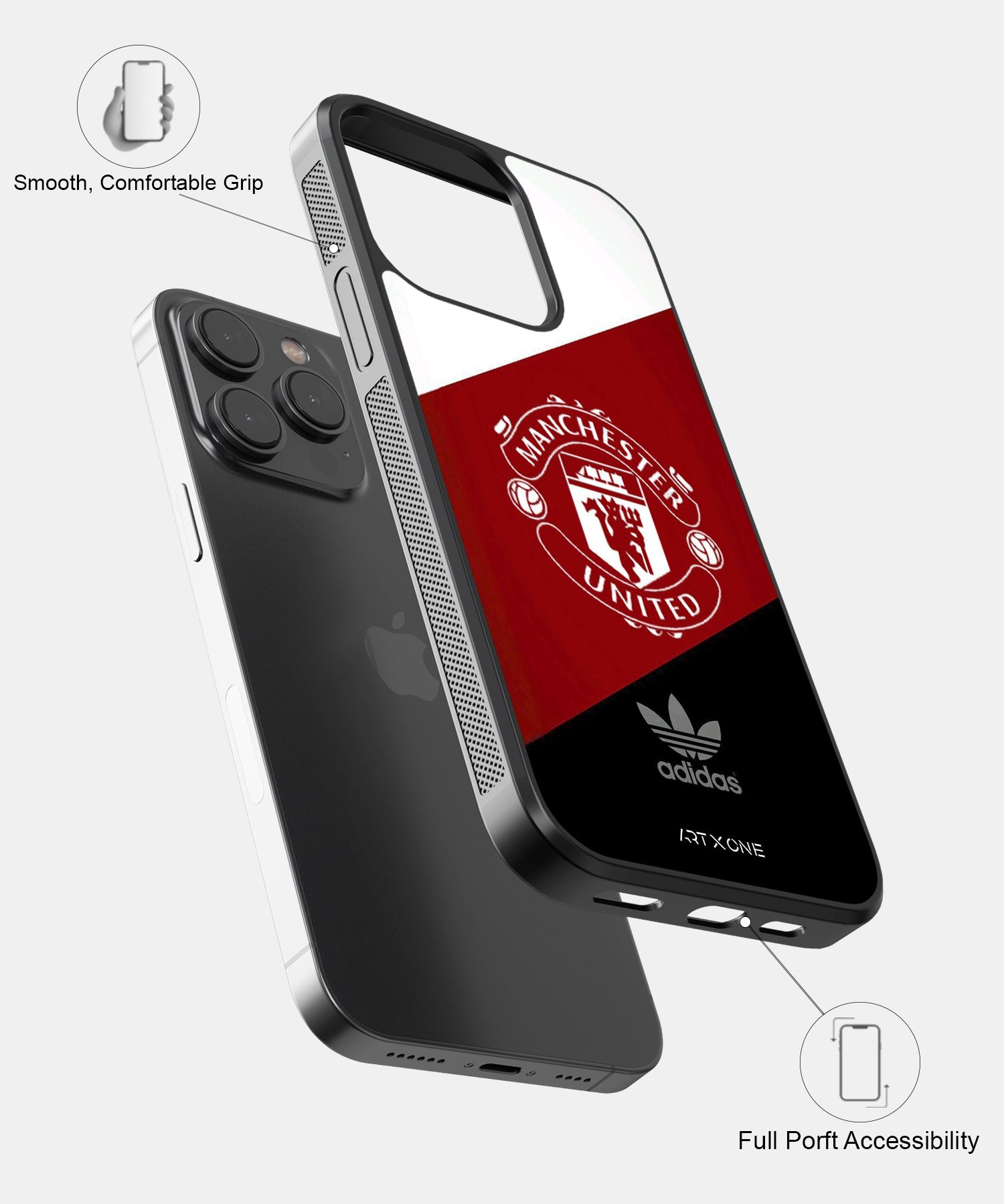 Football (Manchester United Adidas) Mobile Back Cover