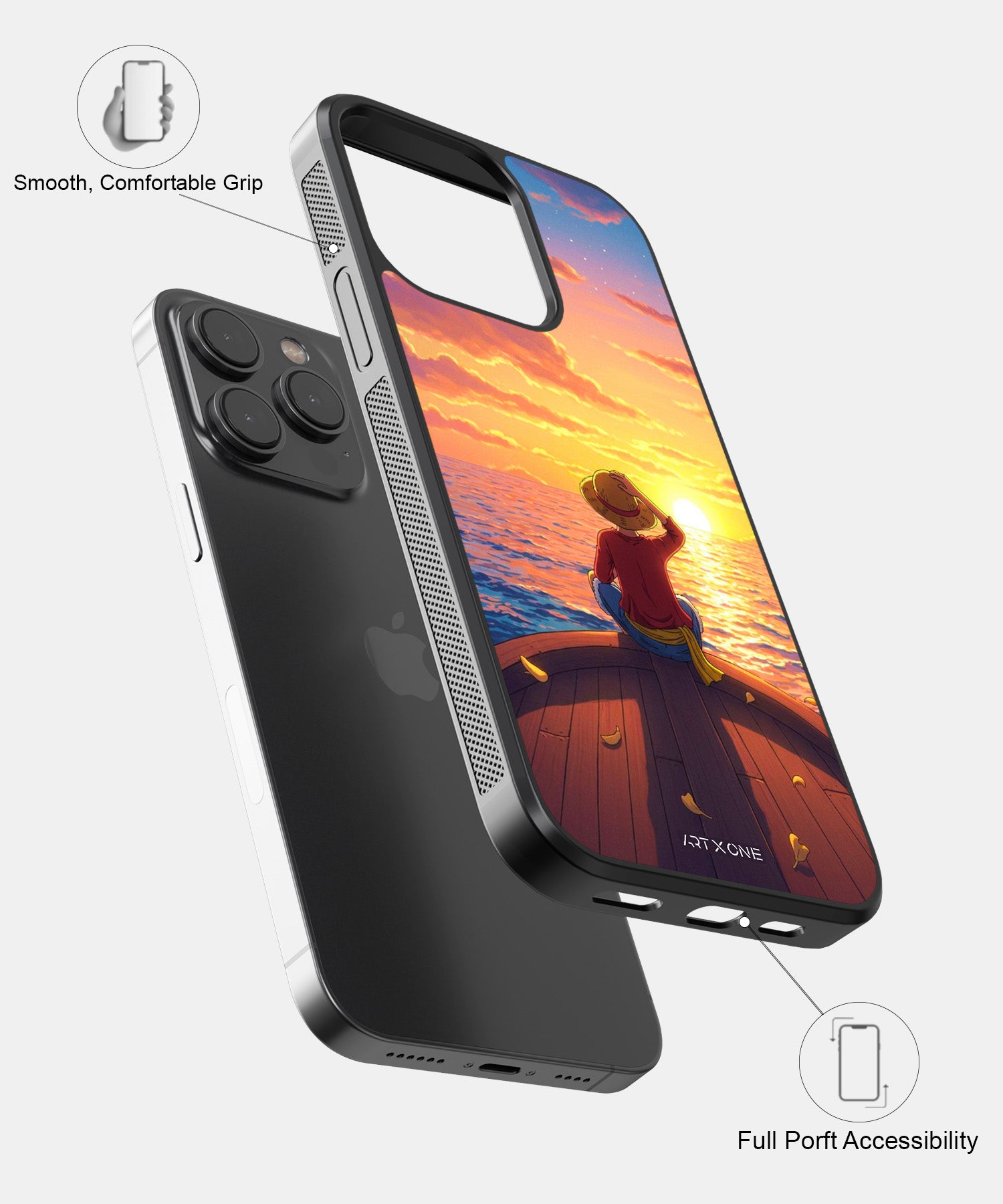 Luffy Sunset Mobile Back Cover