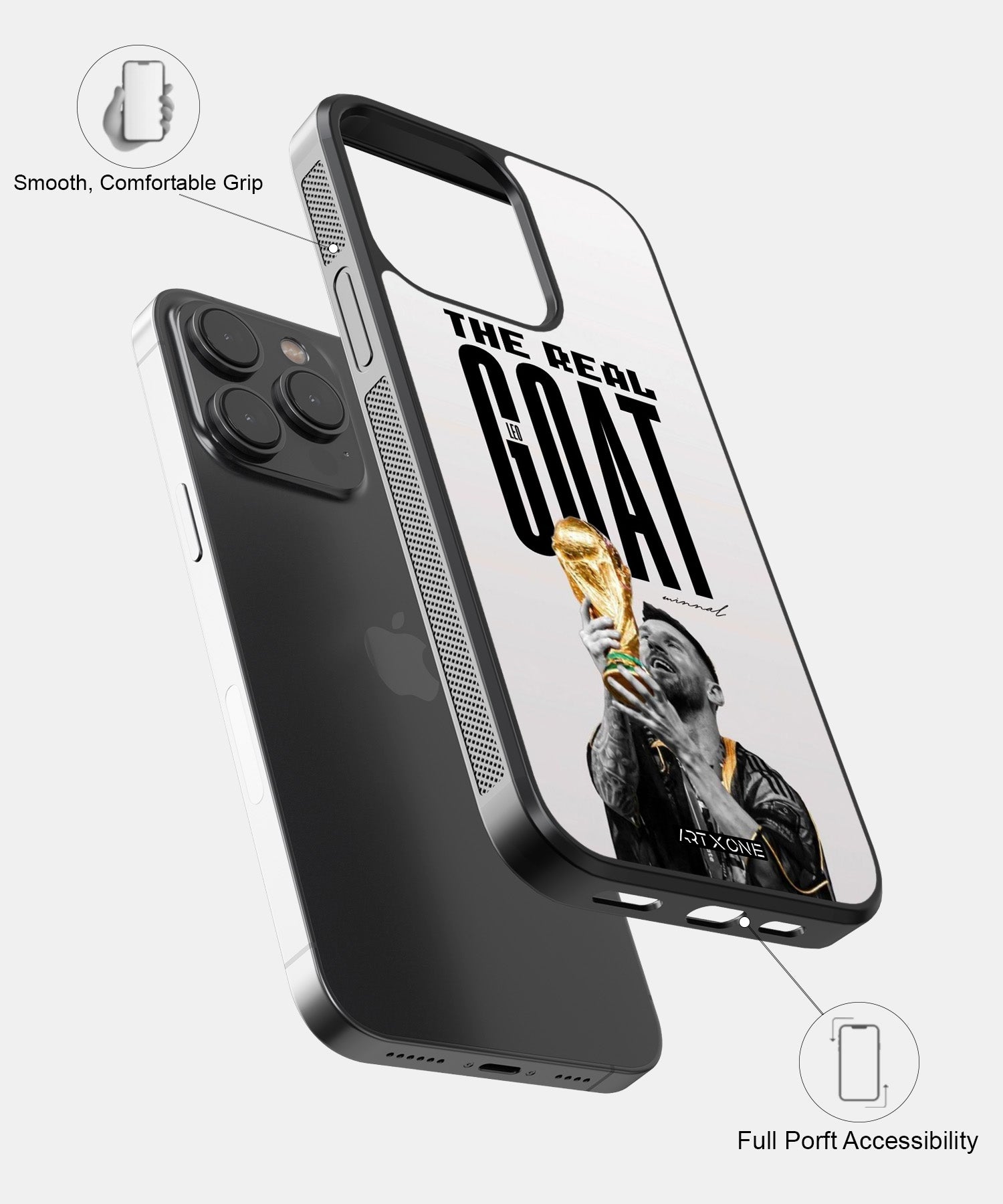 Football (Leo The Real Goat) Mobile Back Cover