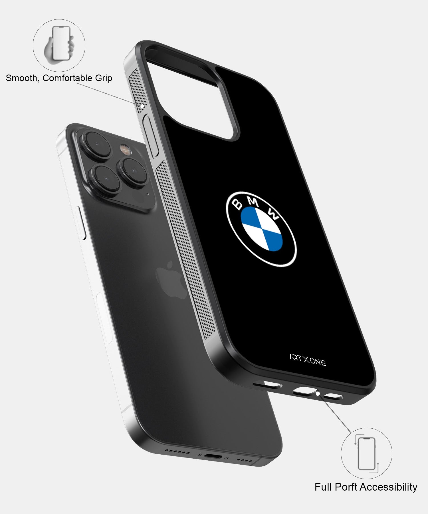 BMW Steel Color Mobile Back Cover