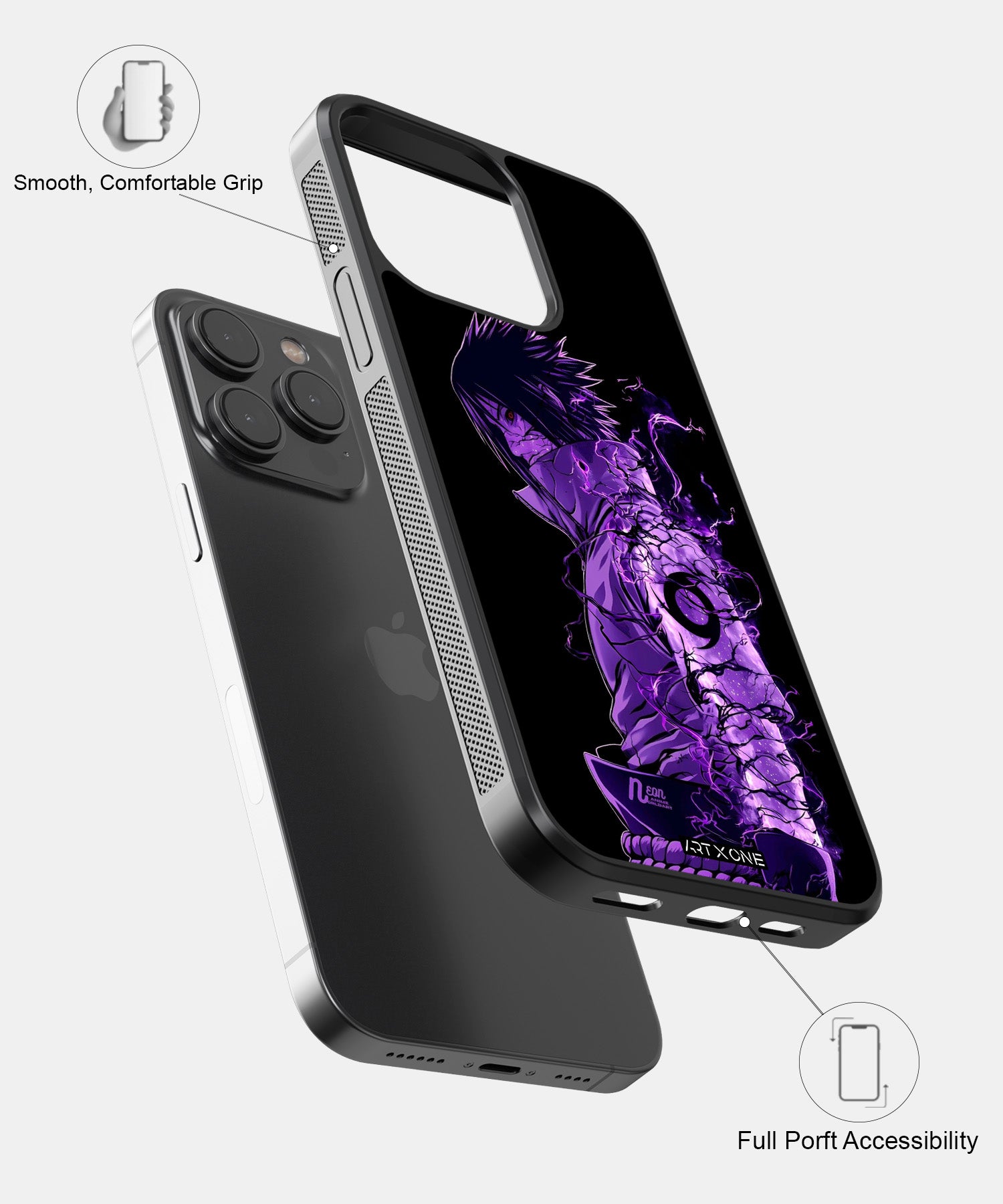 Sasuke Minimal Mobile Back Cover