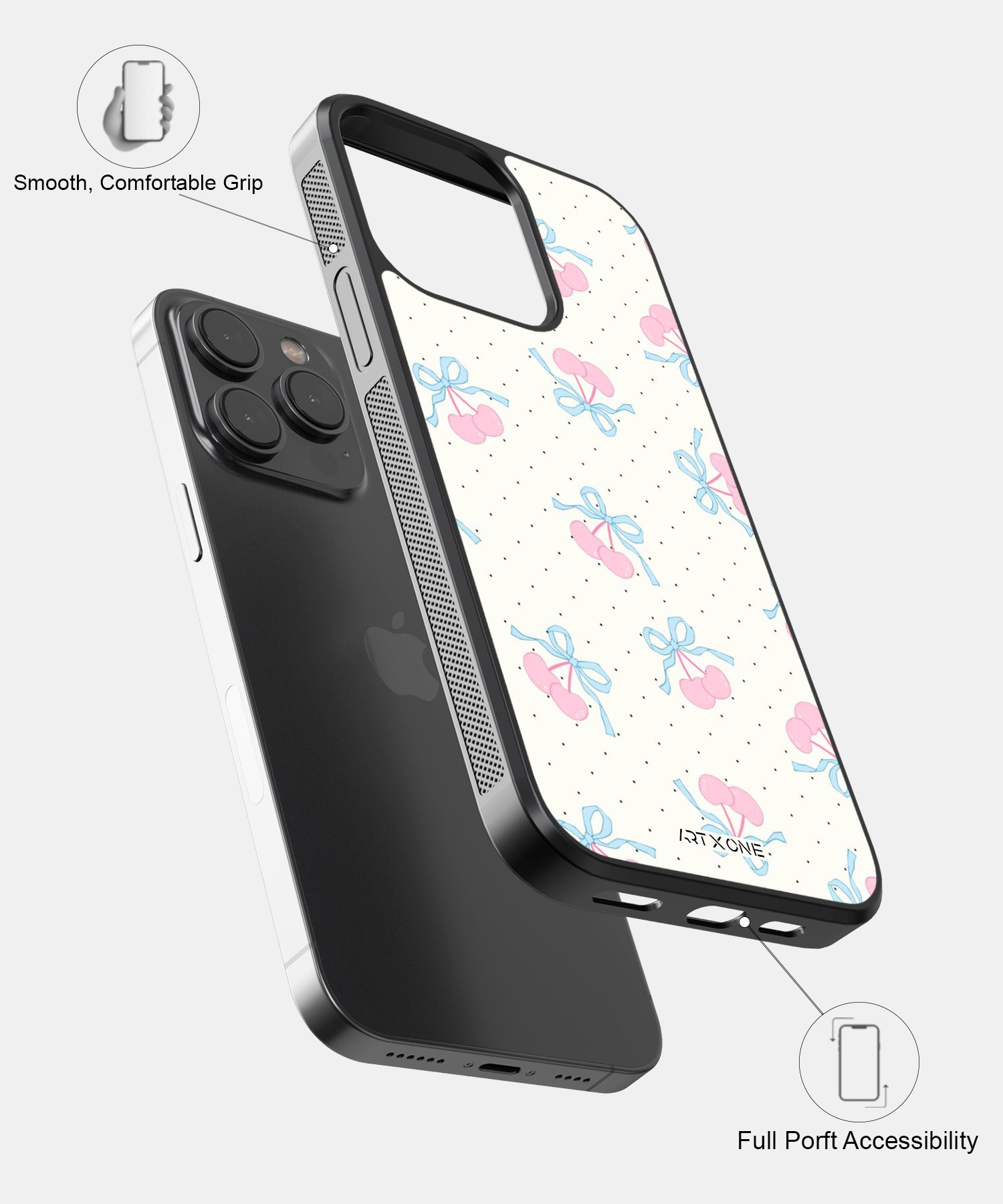 Cherry Pop Ribbons Mobile Back Cover