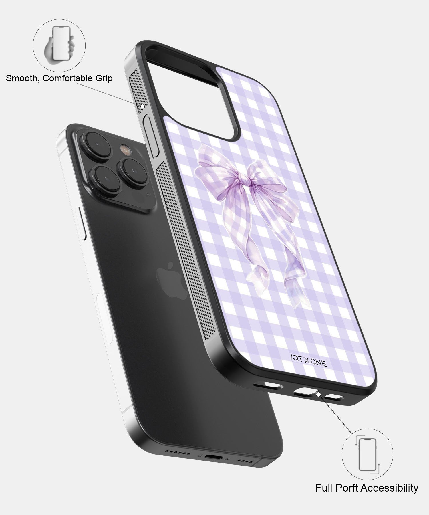 Glam Gingham Mobile Back Cover
