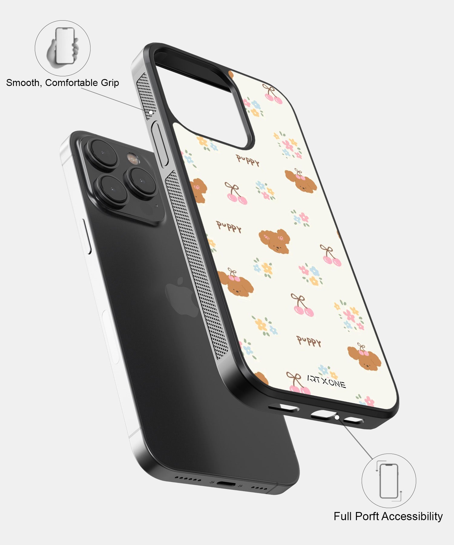 Cherry Pup Parade Mobile Back Cover