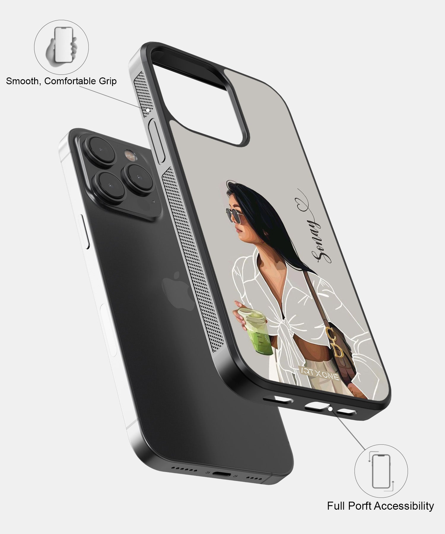 Claude Girl  Mobile Back Cover