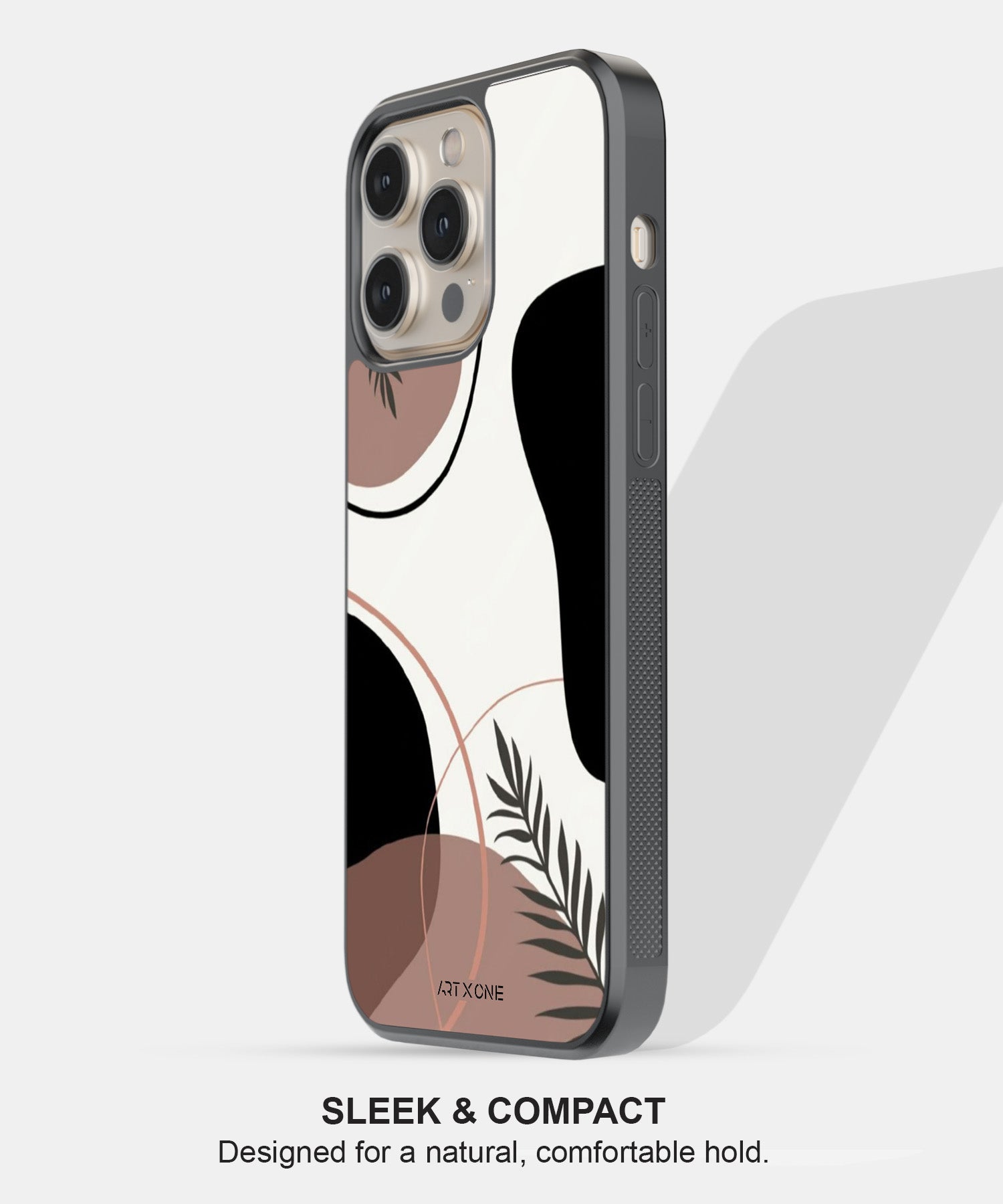 Plain Leaf Abstract Mobile Back Cover
