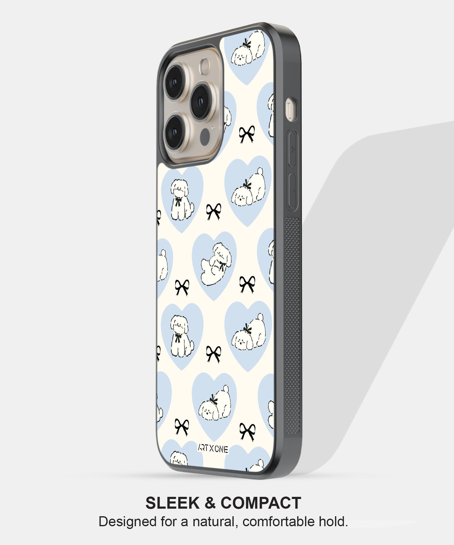 Bowtie Poodle Mobile Back Cover