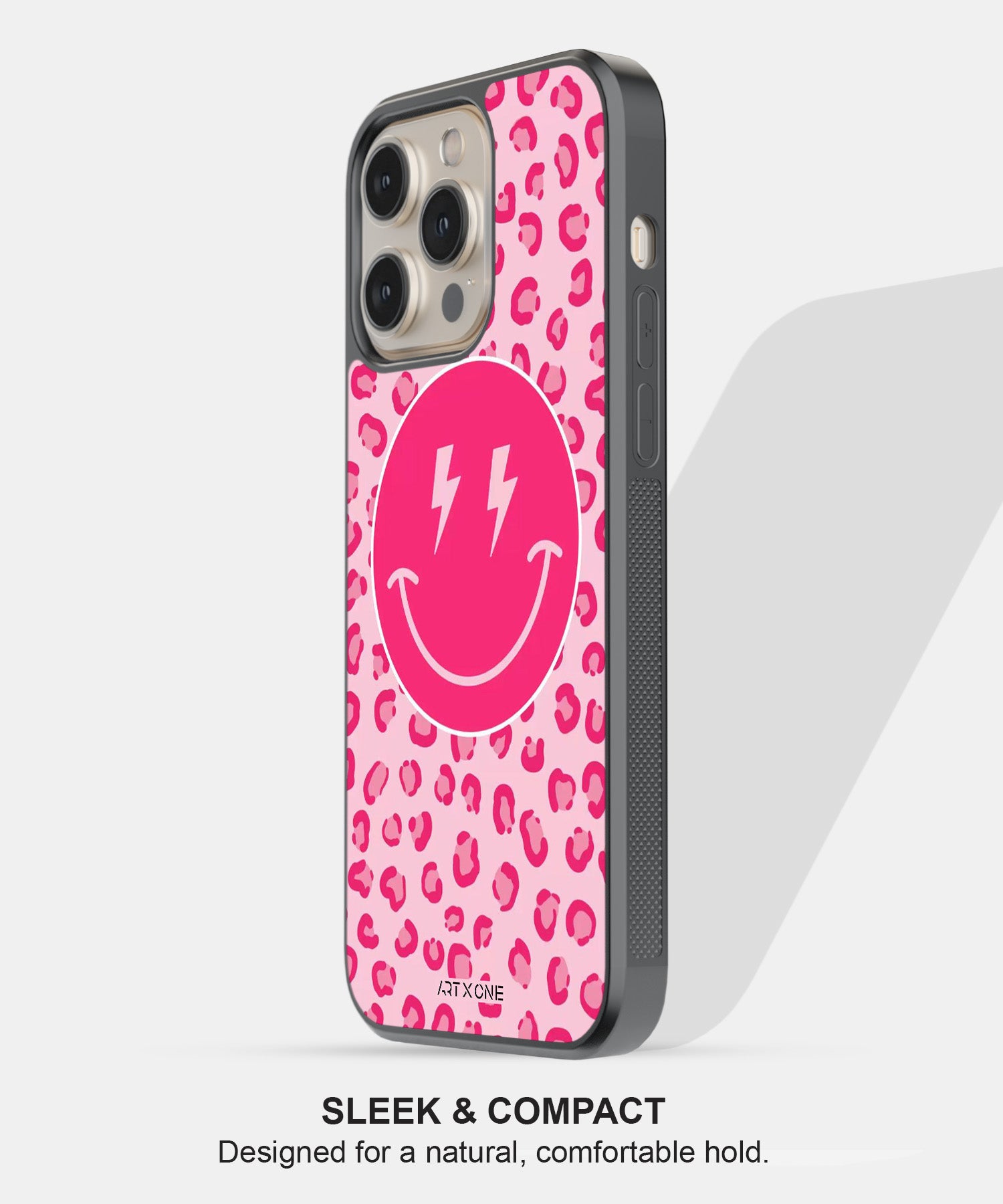 Pink Leopard Smiley
