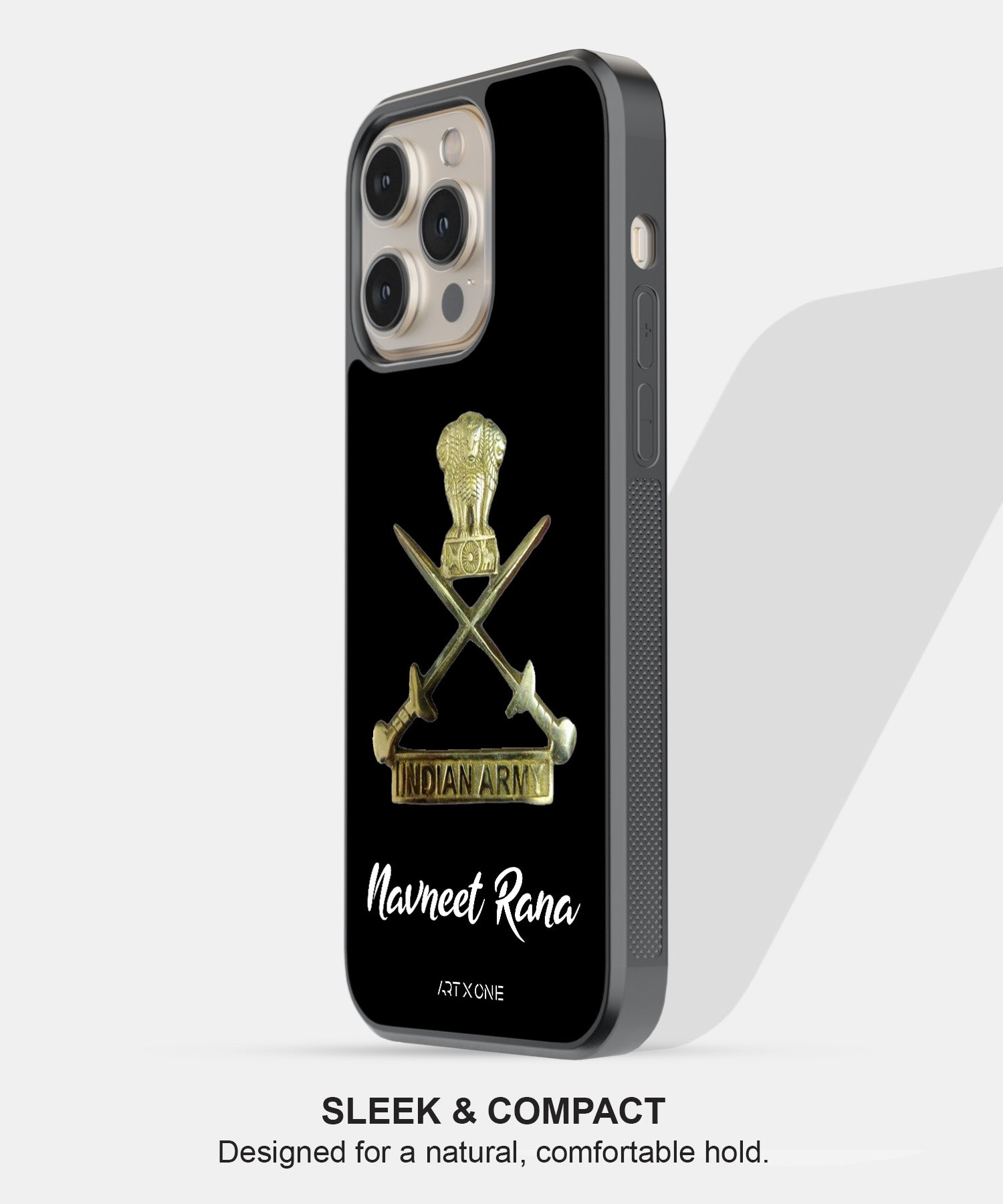 Army logo & Name Mobile Back Cover