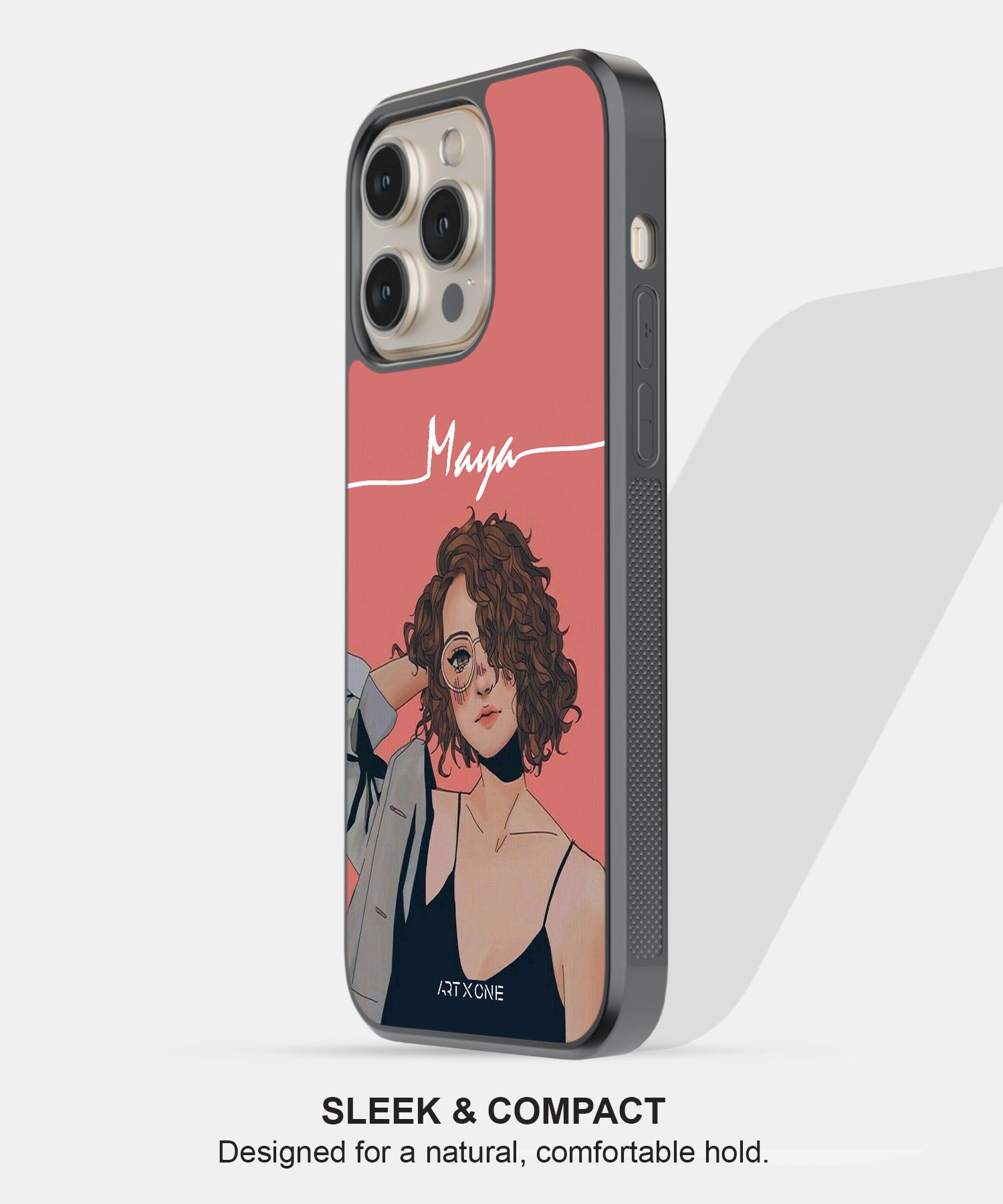 Curly Girl Mobile Back Cover