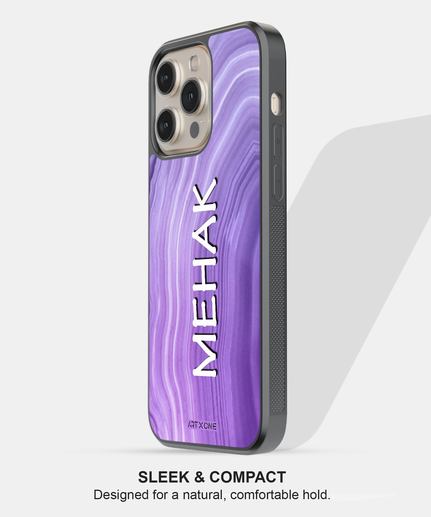 Lavender Agat Mobile Back Cover