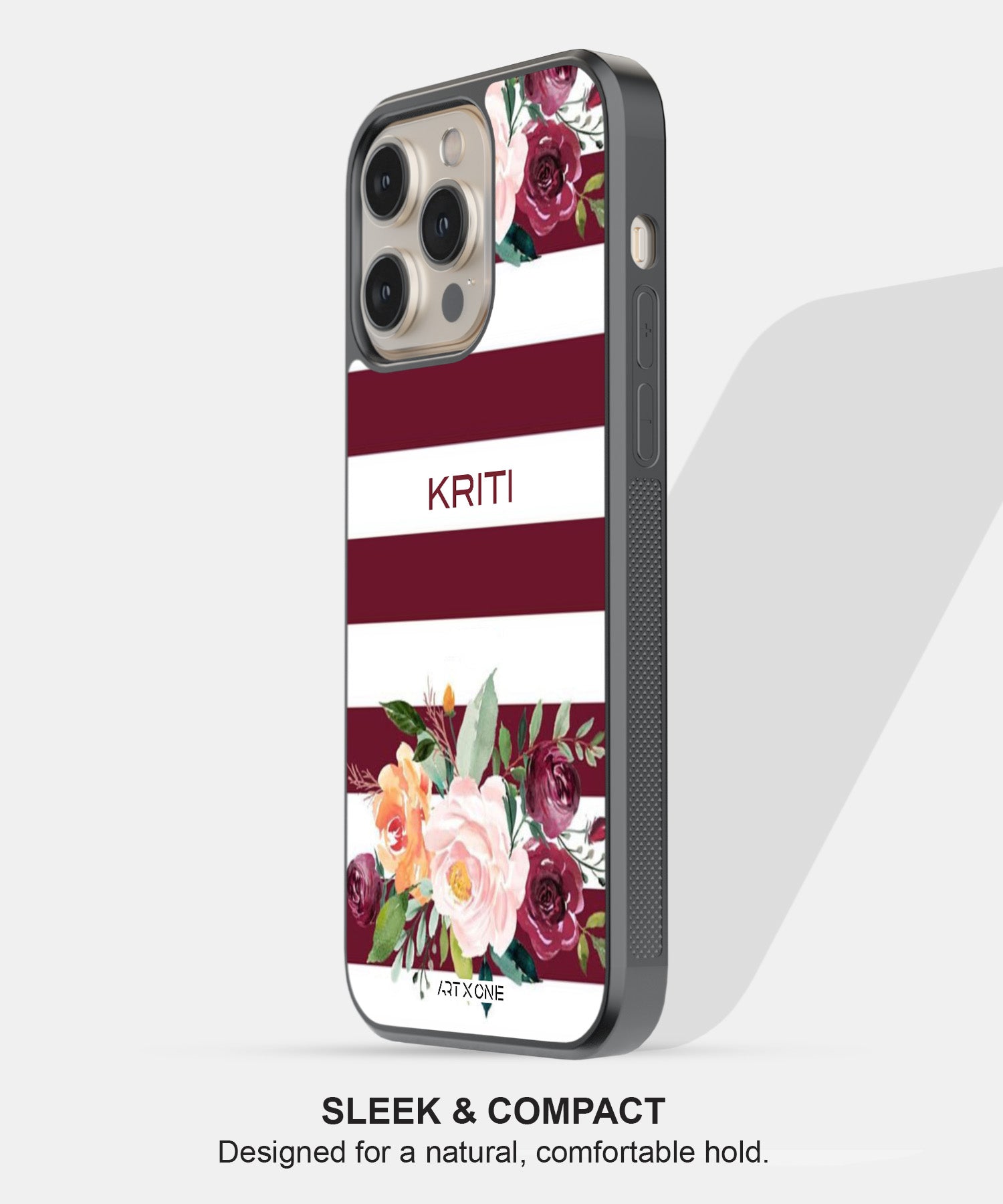 Maroon Blush Mobile Back Cover