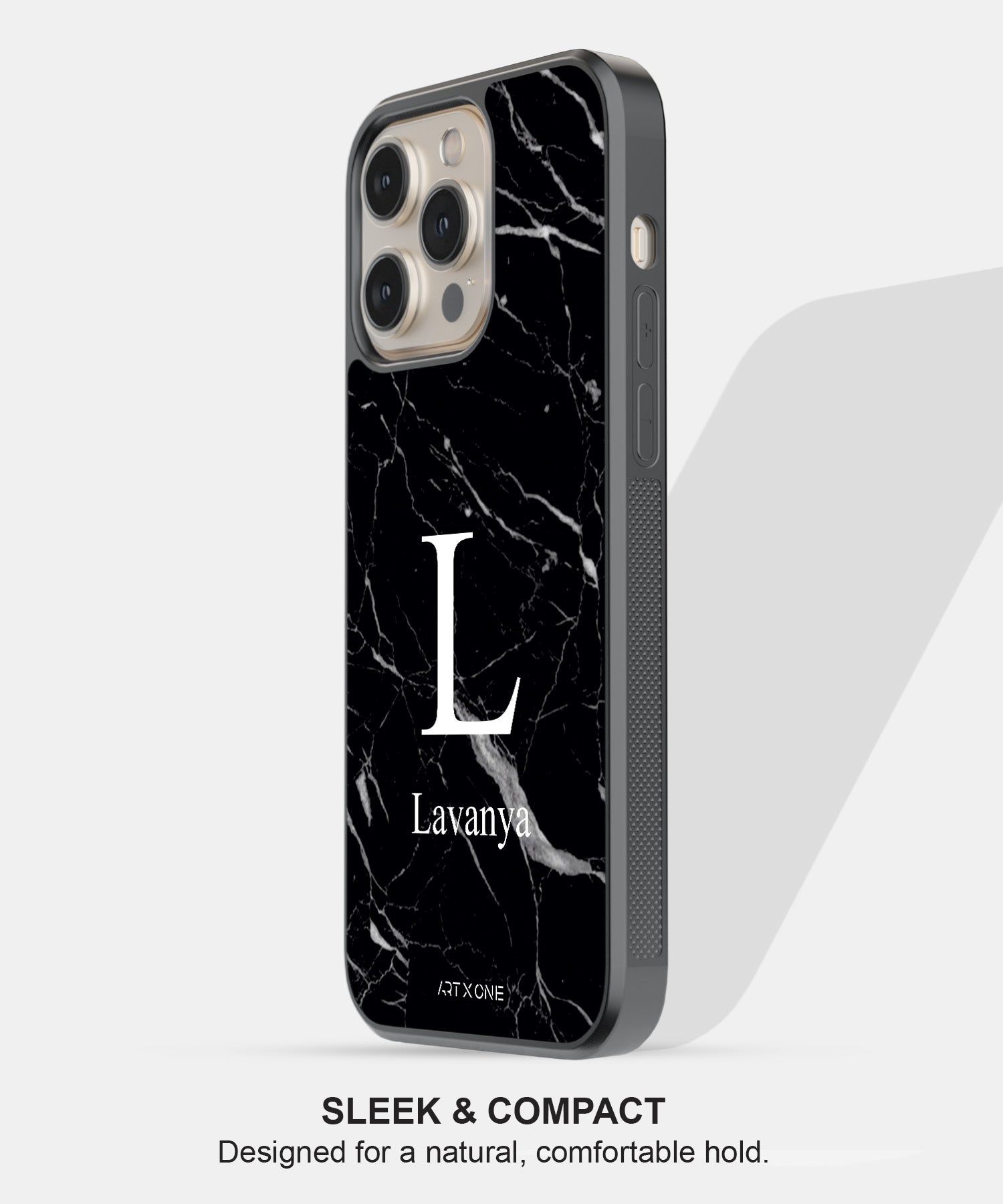 Perfect Black Marble Mobile Back Cover