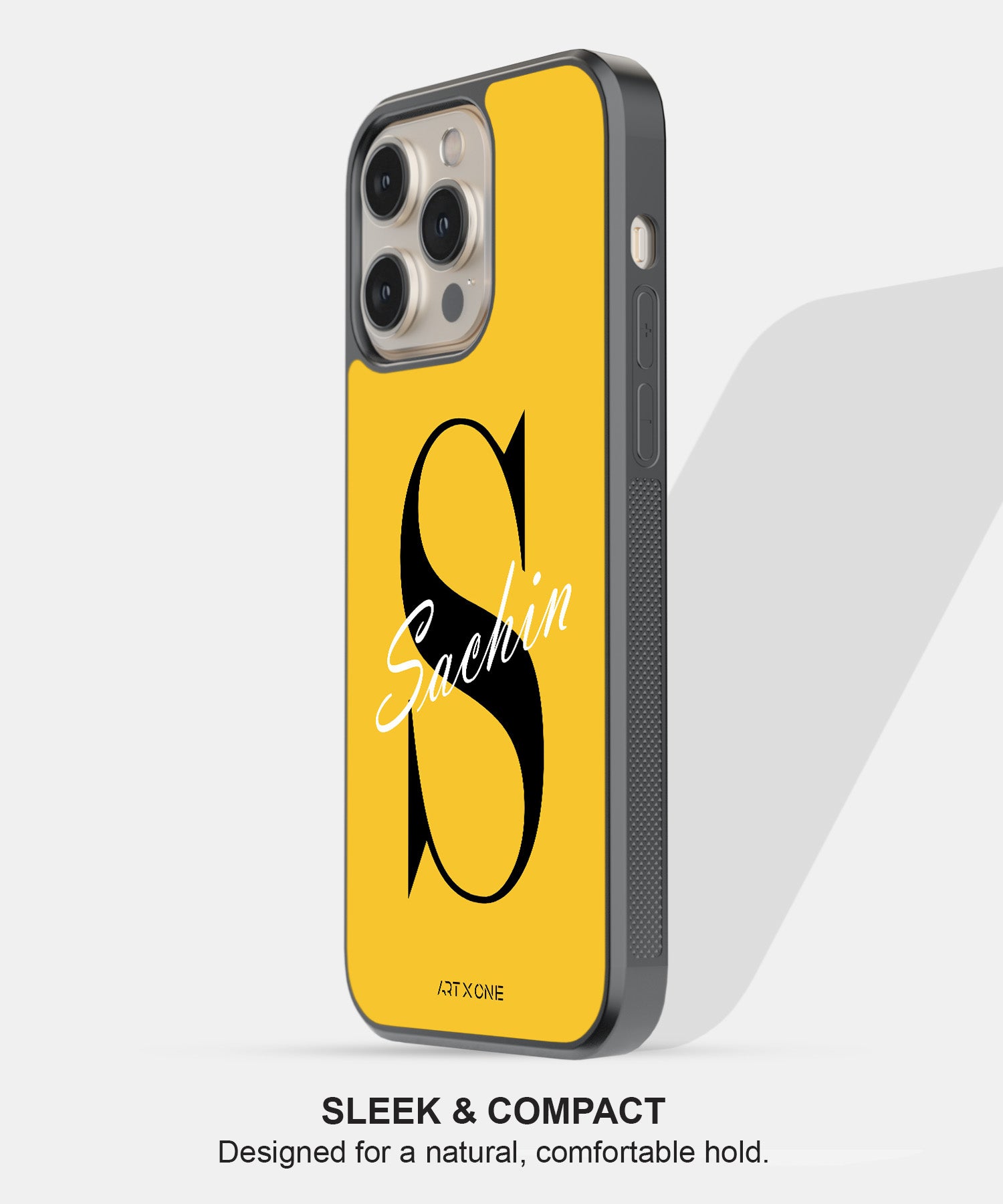 1 Stylish Yellow Mobile Back Cover
