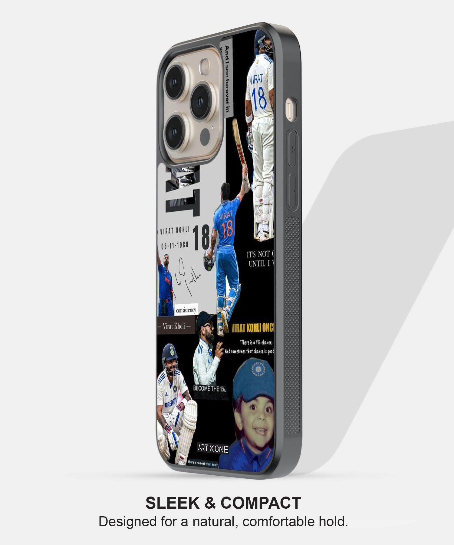 King Kohli Collage Mobile Back Cover
