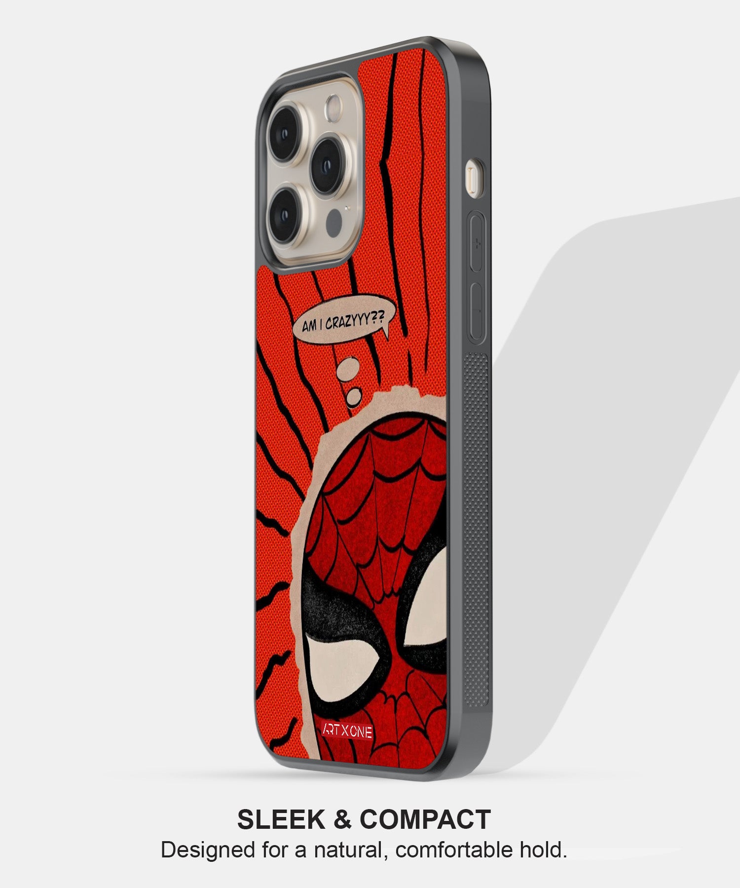 Am I Crazy Spidey Mobile Back Cover