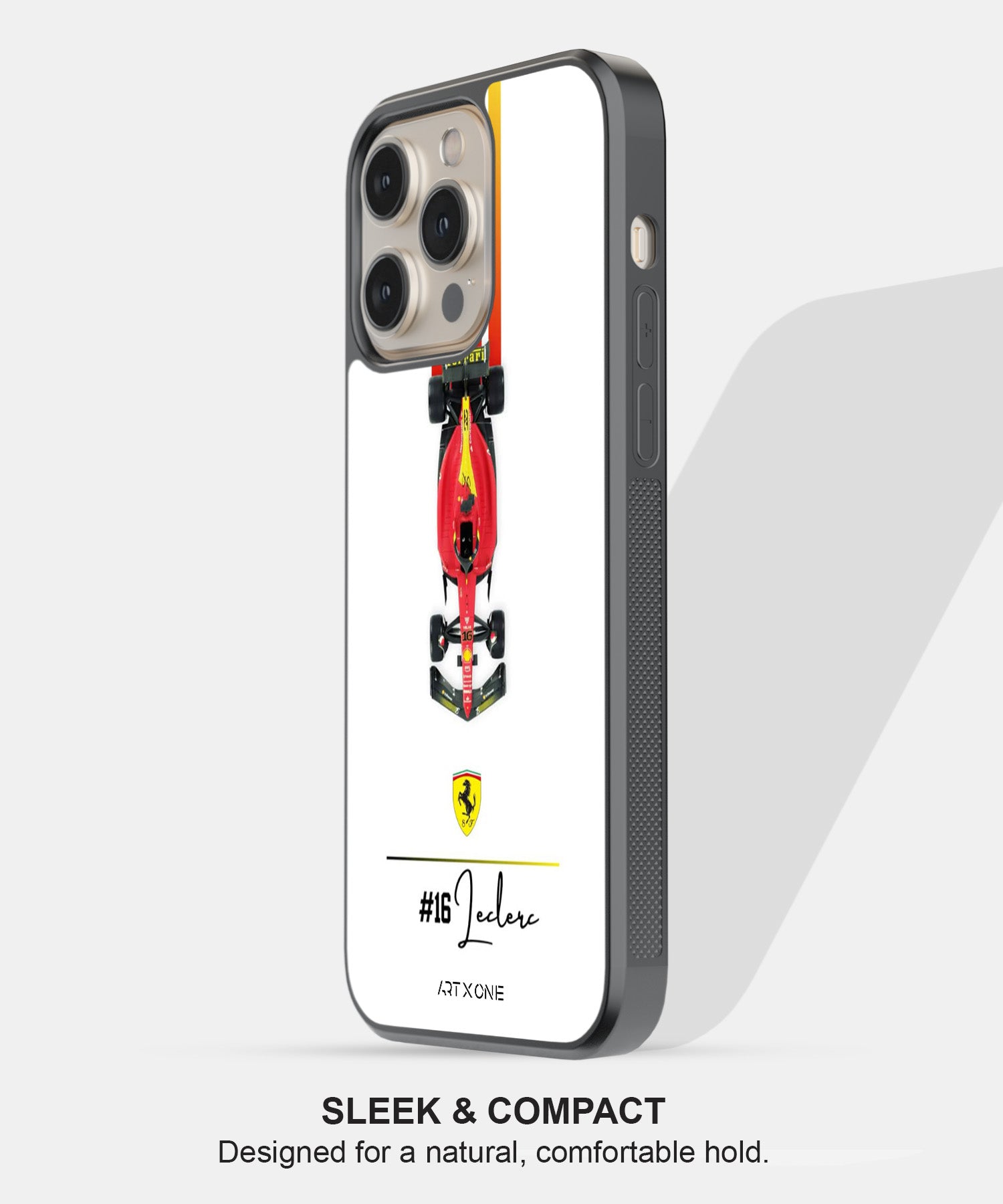 Ferrari Leclerc Mobile Back Cover