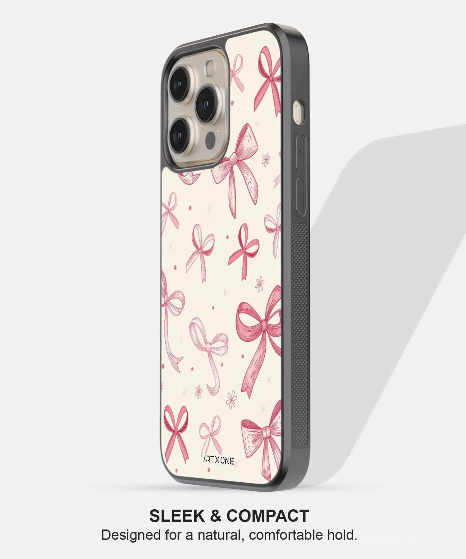 Pink Bows Mobile Back Cover