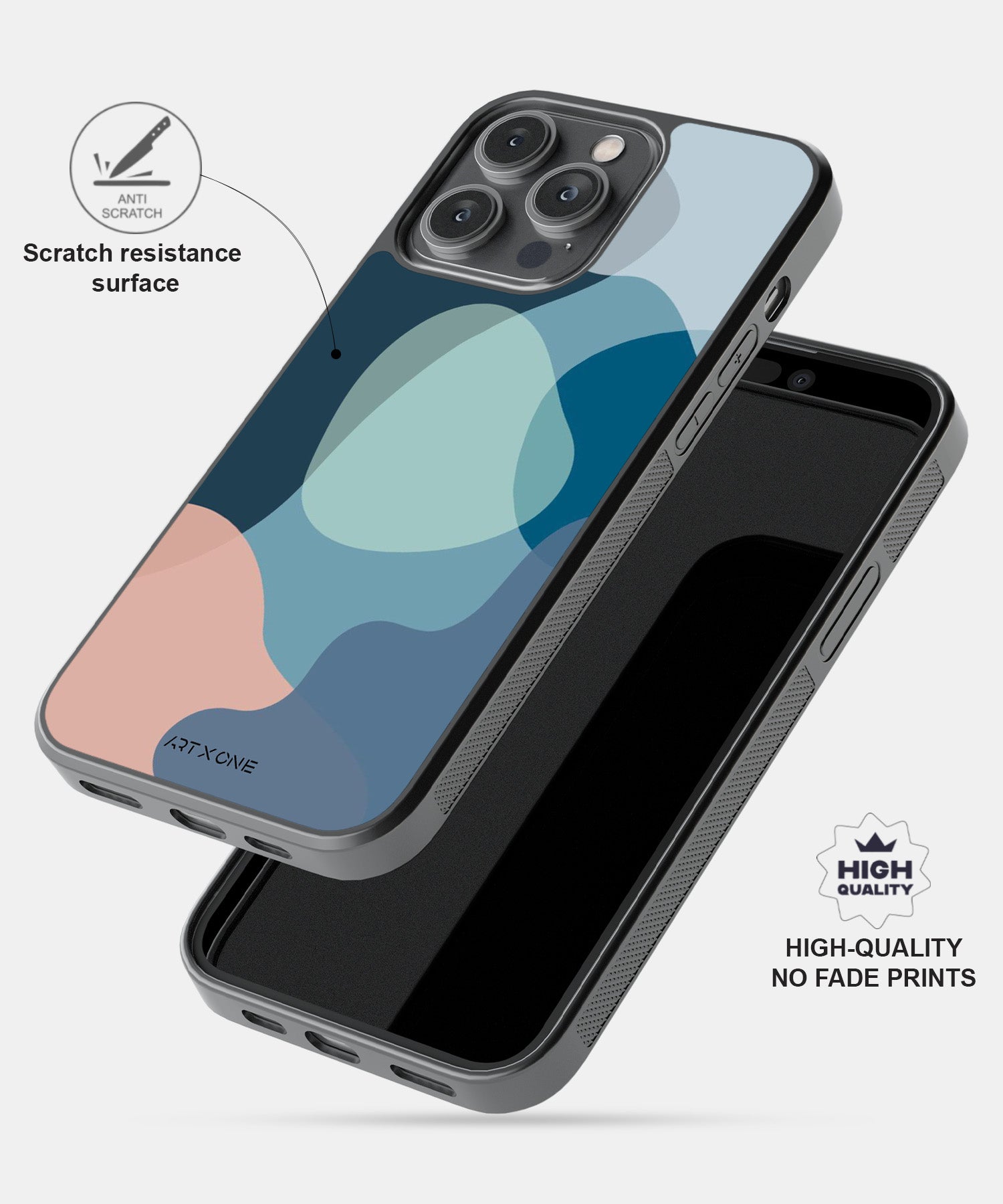 Blue Bubble Abstract Mobile Back Cover