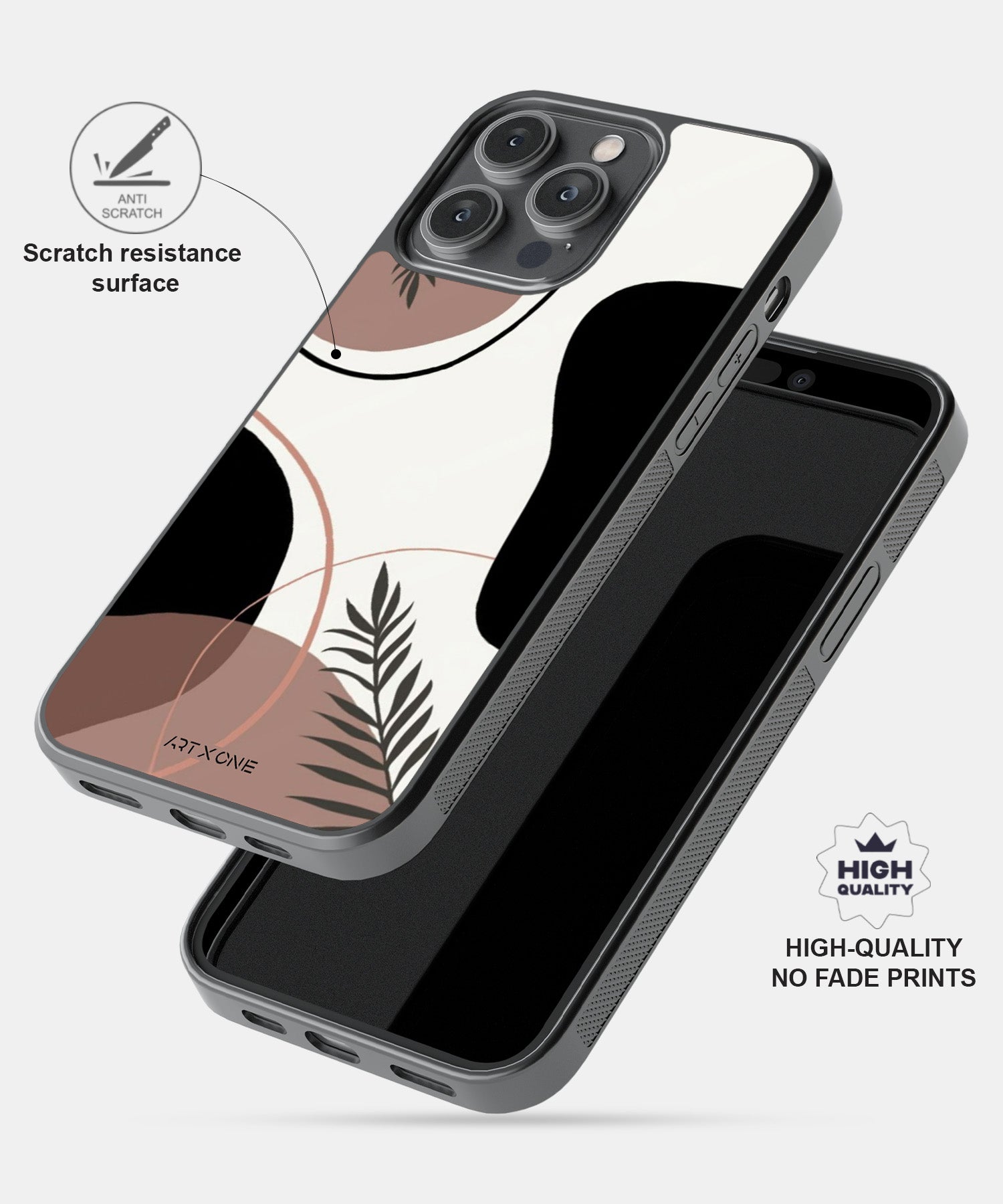 Plain Leaf Abstract Mobile Back Cover