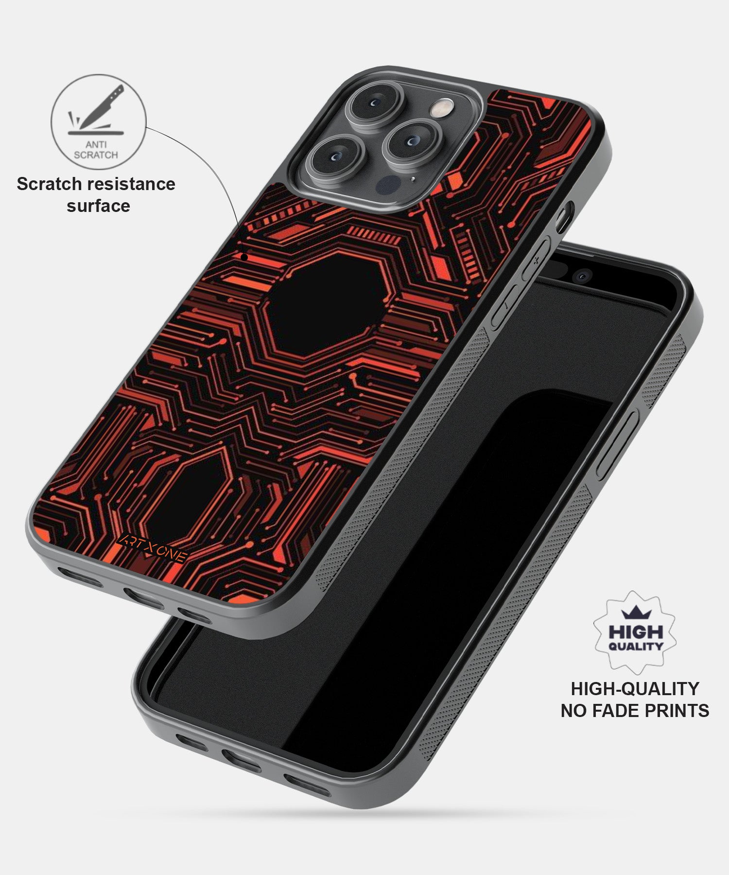 Abstract Futuristic Pattern Mobile Back Cover