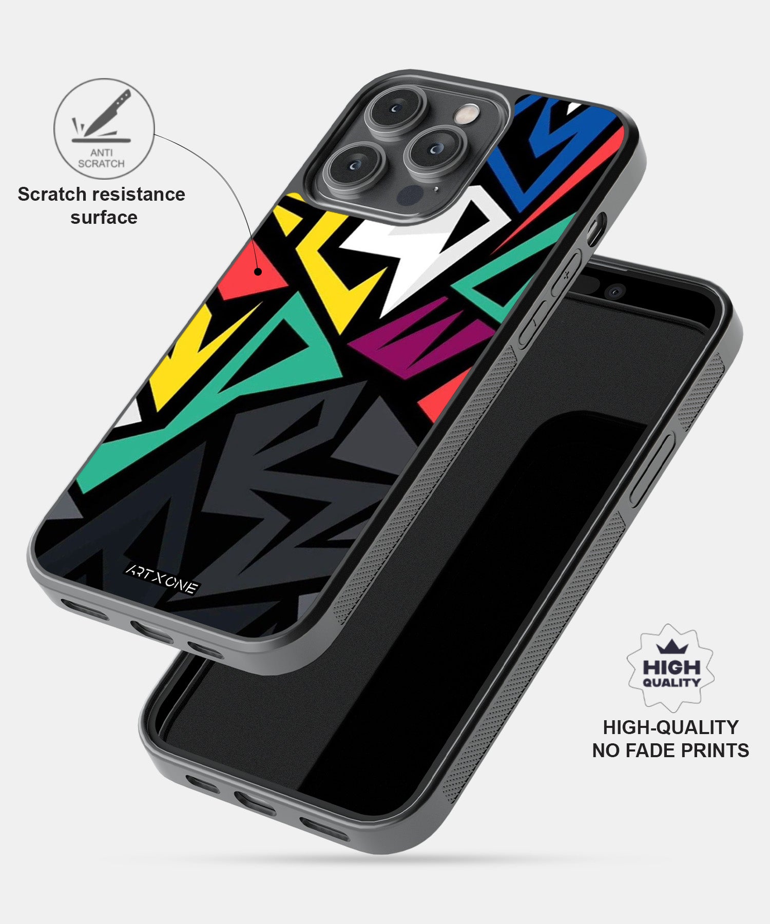 Abstract Colorful Geometric Pattern Mobile Back Cover