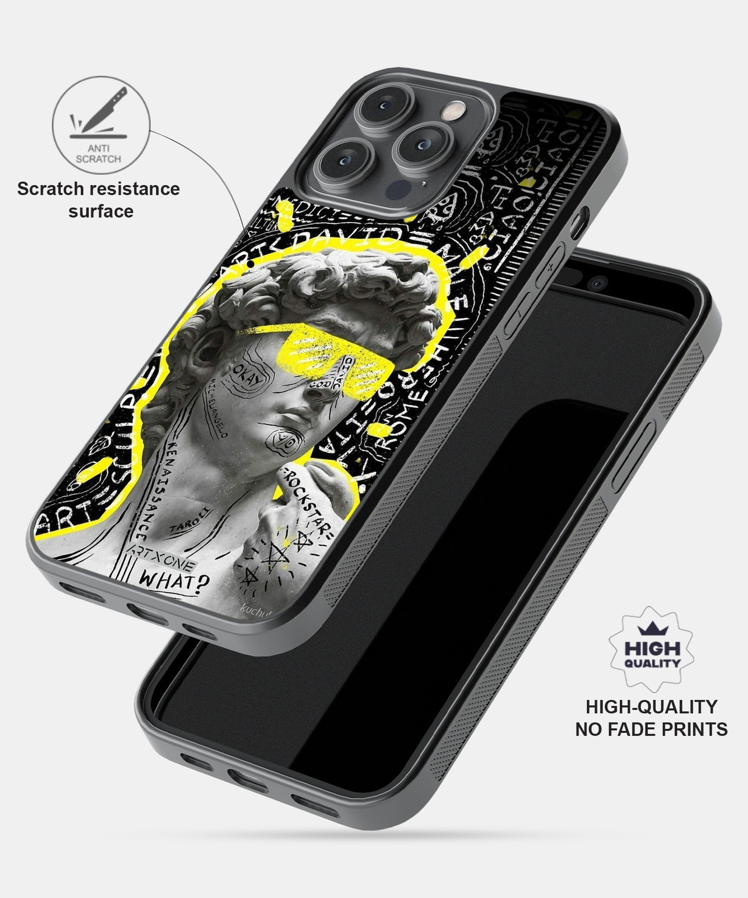 Greek God Glasses Mobile Back Cover