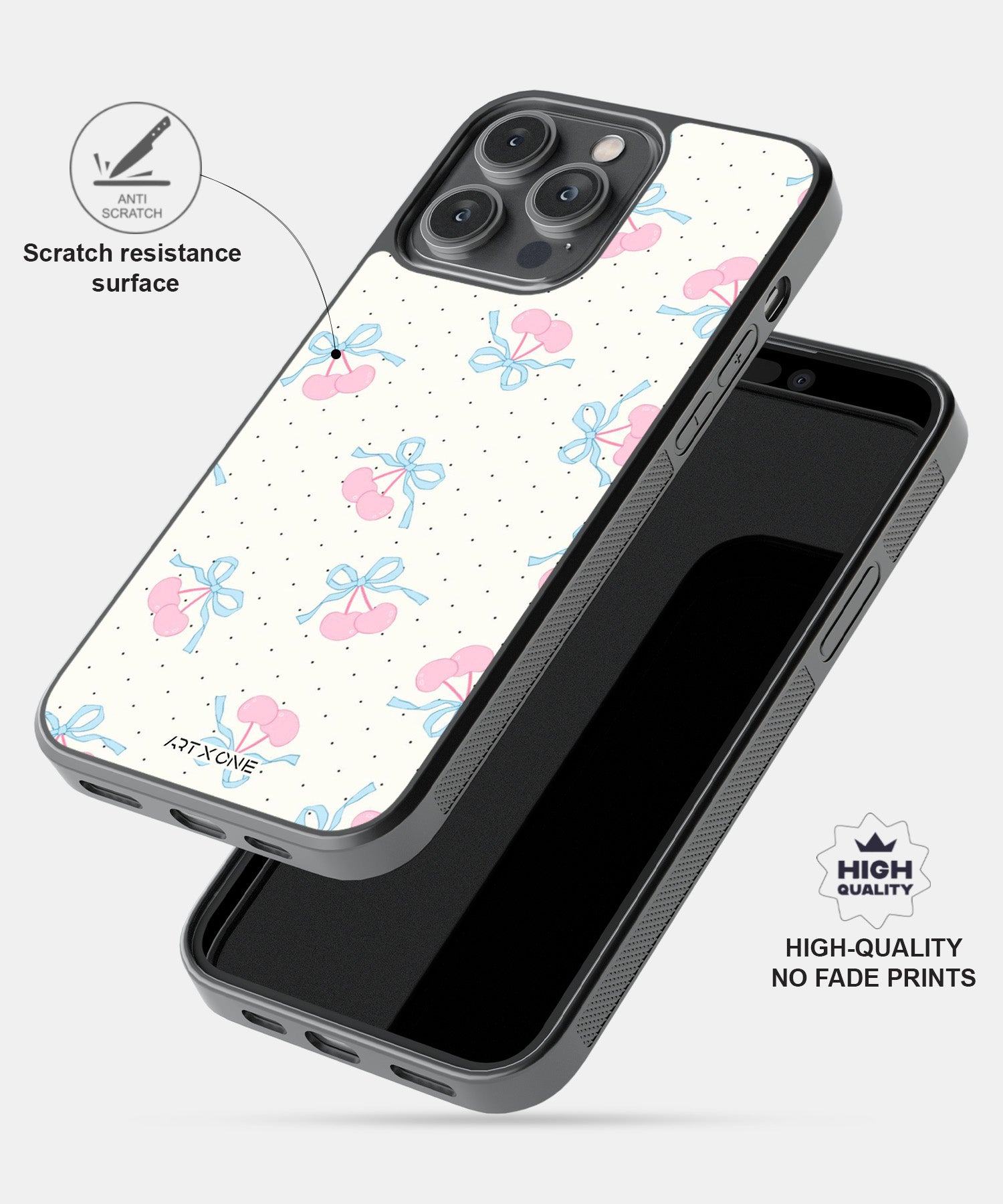 Cherry Pop Ribbons Mobile Back Cover