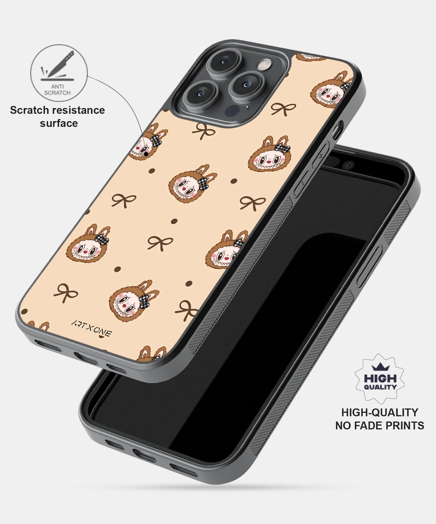 Labubu Latte Blush Mobile Back Cover