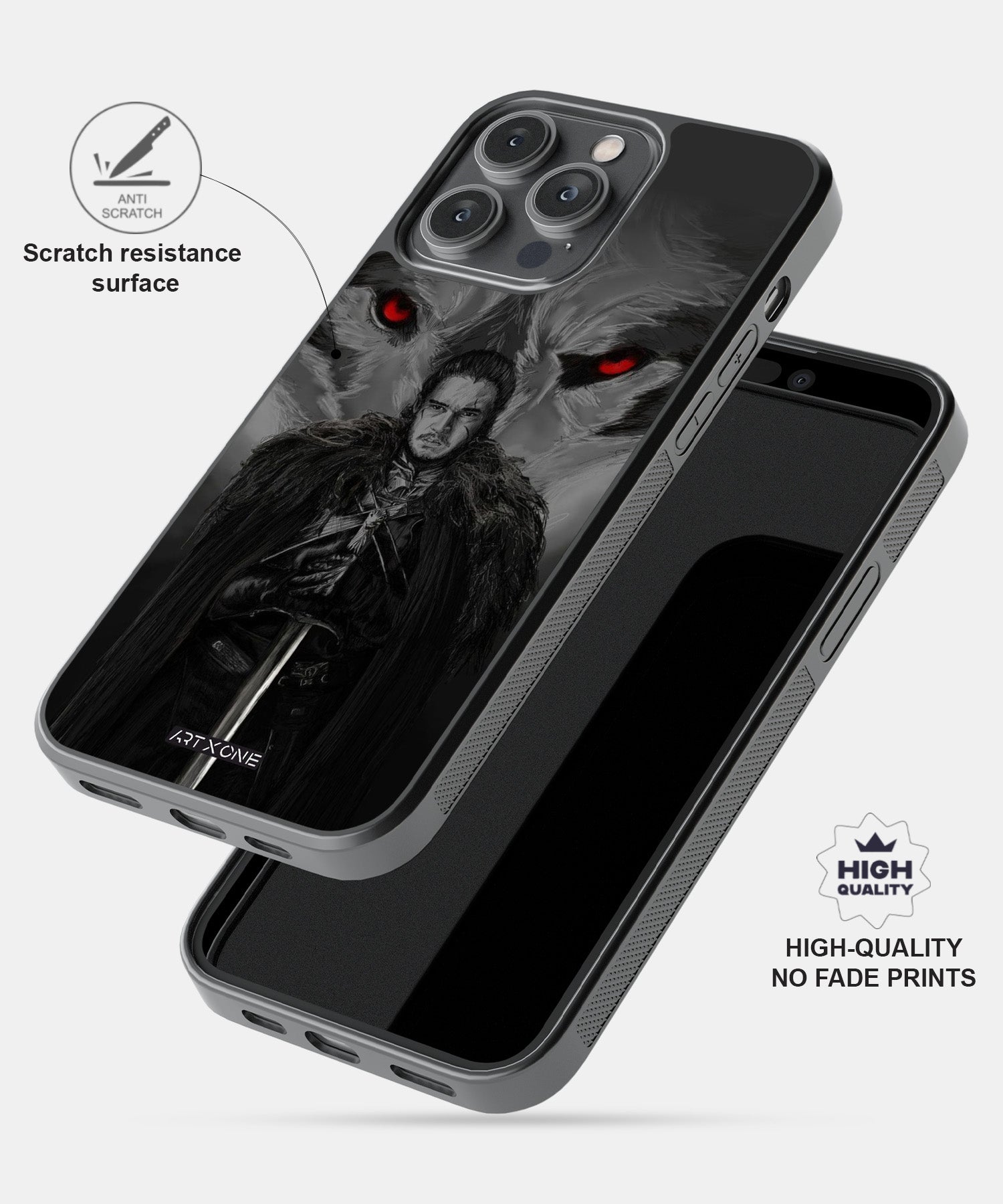Game of Thrones Jon Snow Mobile Back Cover