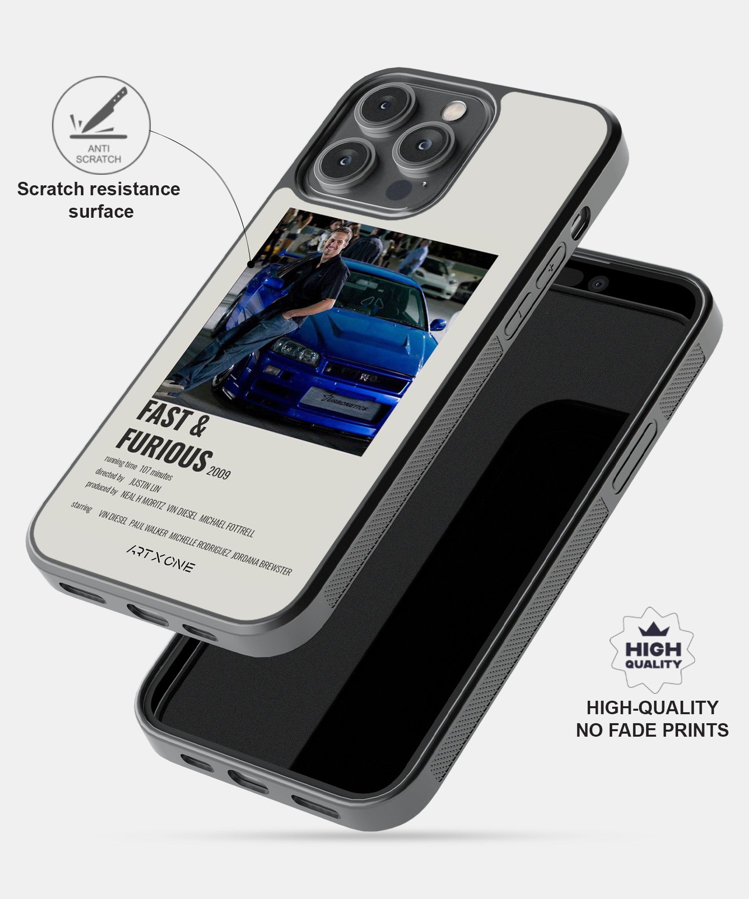 Fast and Furious Mobile Back Cover