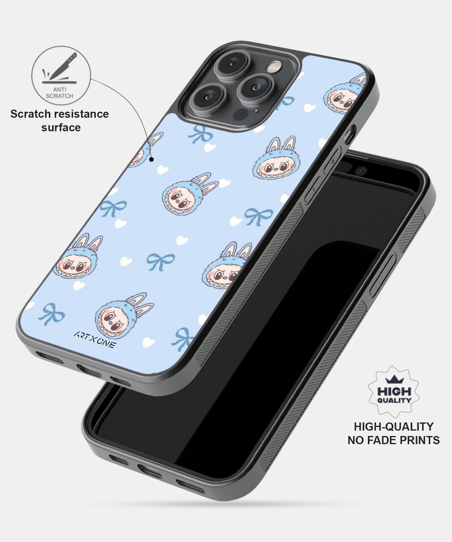 Labubu Bow Blush Mobile Back Cover