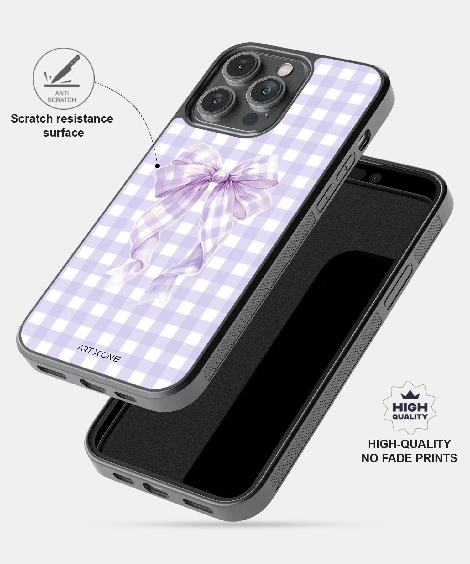 Glam Gingham Mobile Back Cover