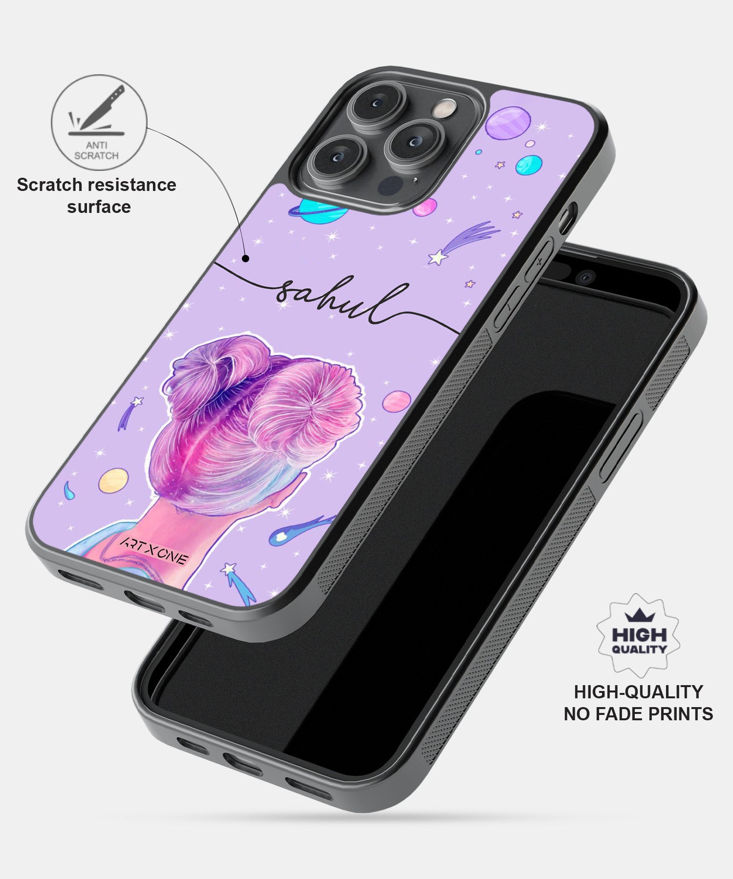 Admiring Galaxy  Mobile Back  Cover