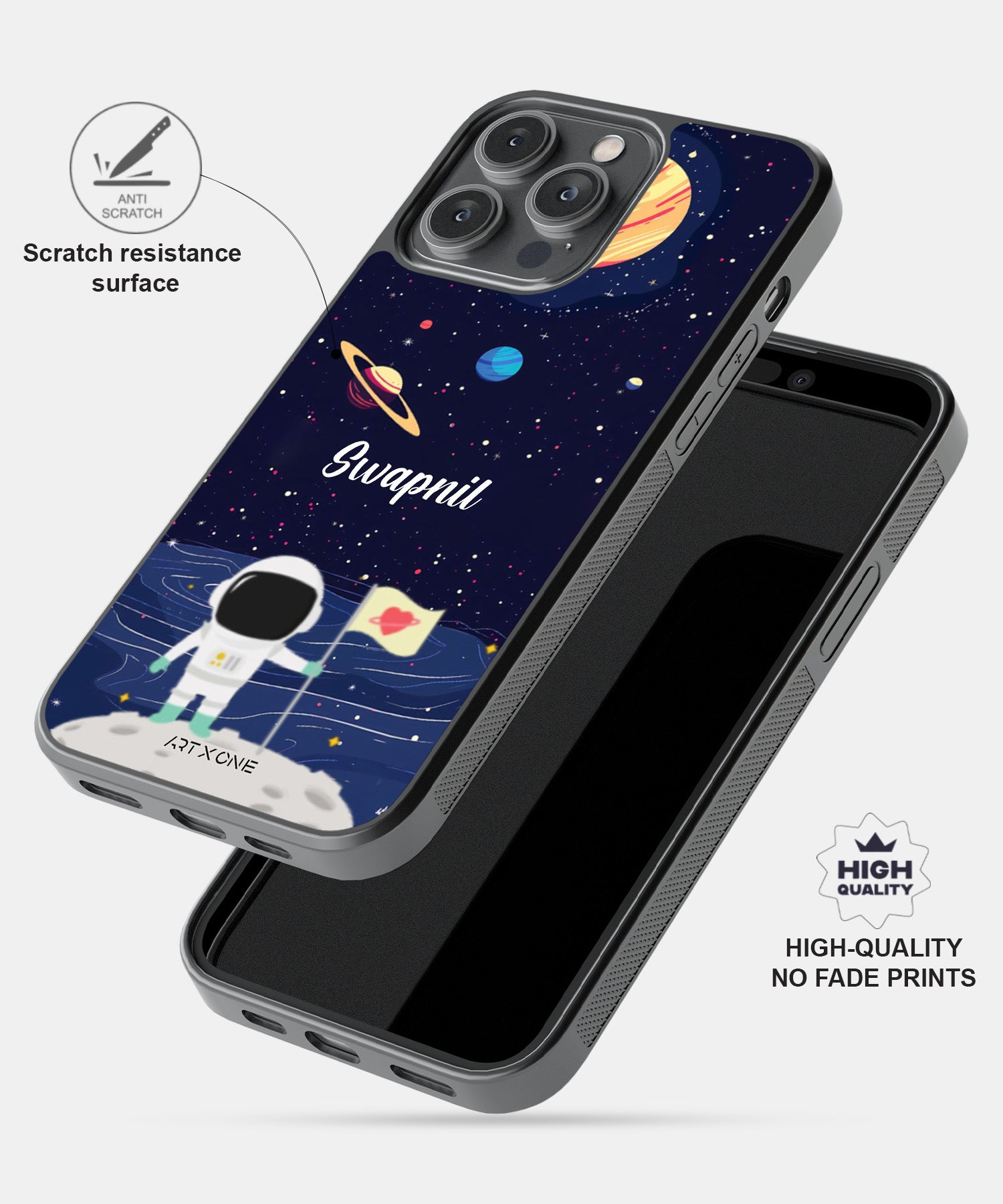 Astronaut In Space Mobile Back Cover