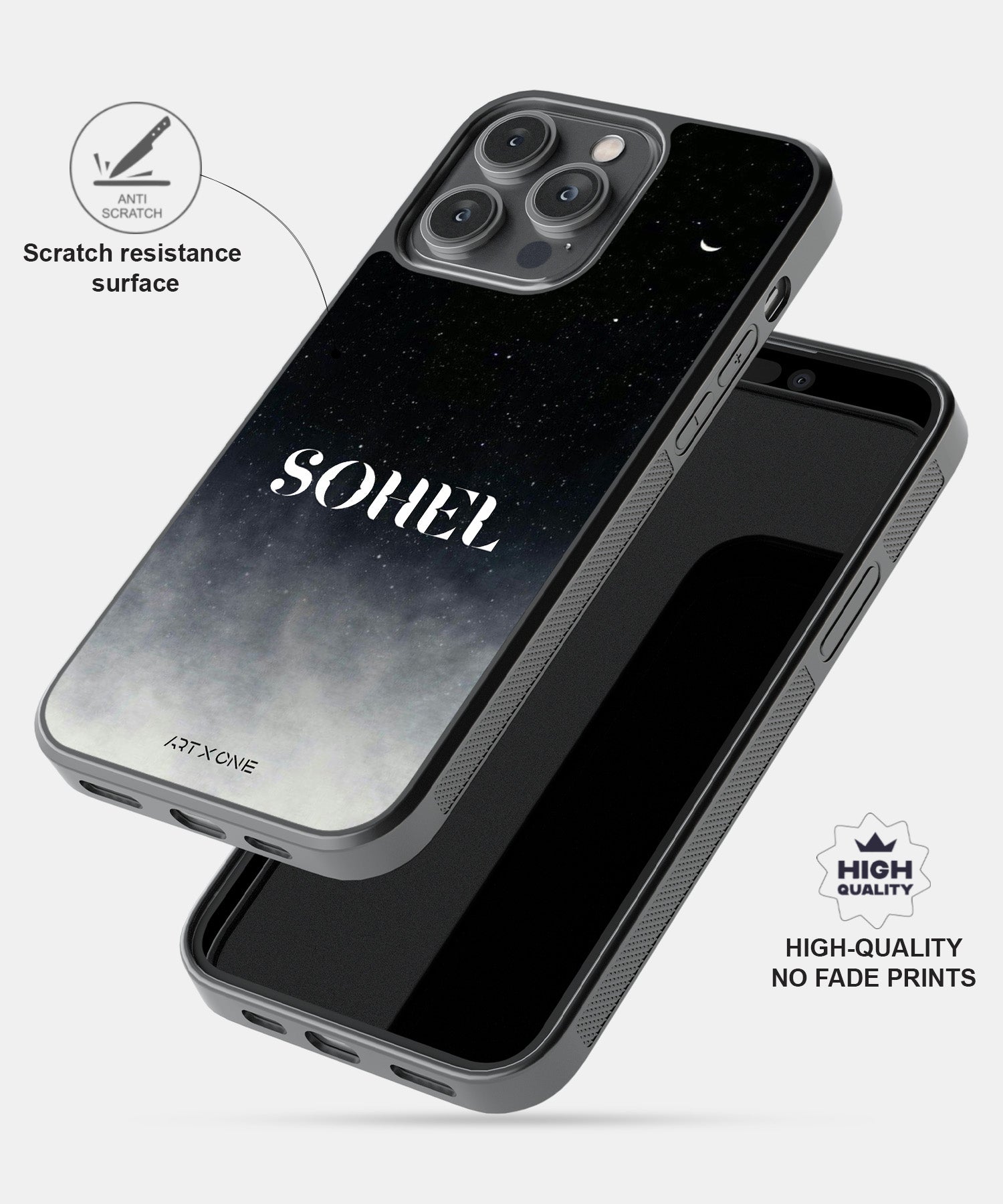 Black Aura Mobile Back Cover