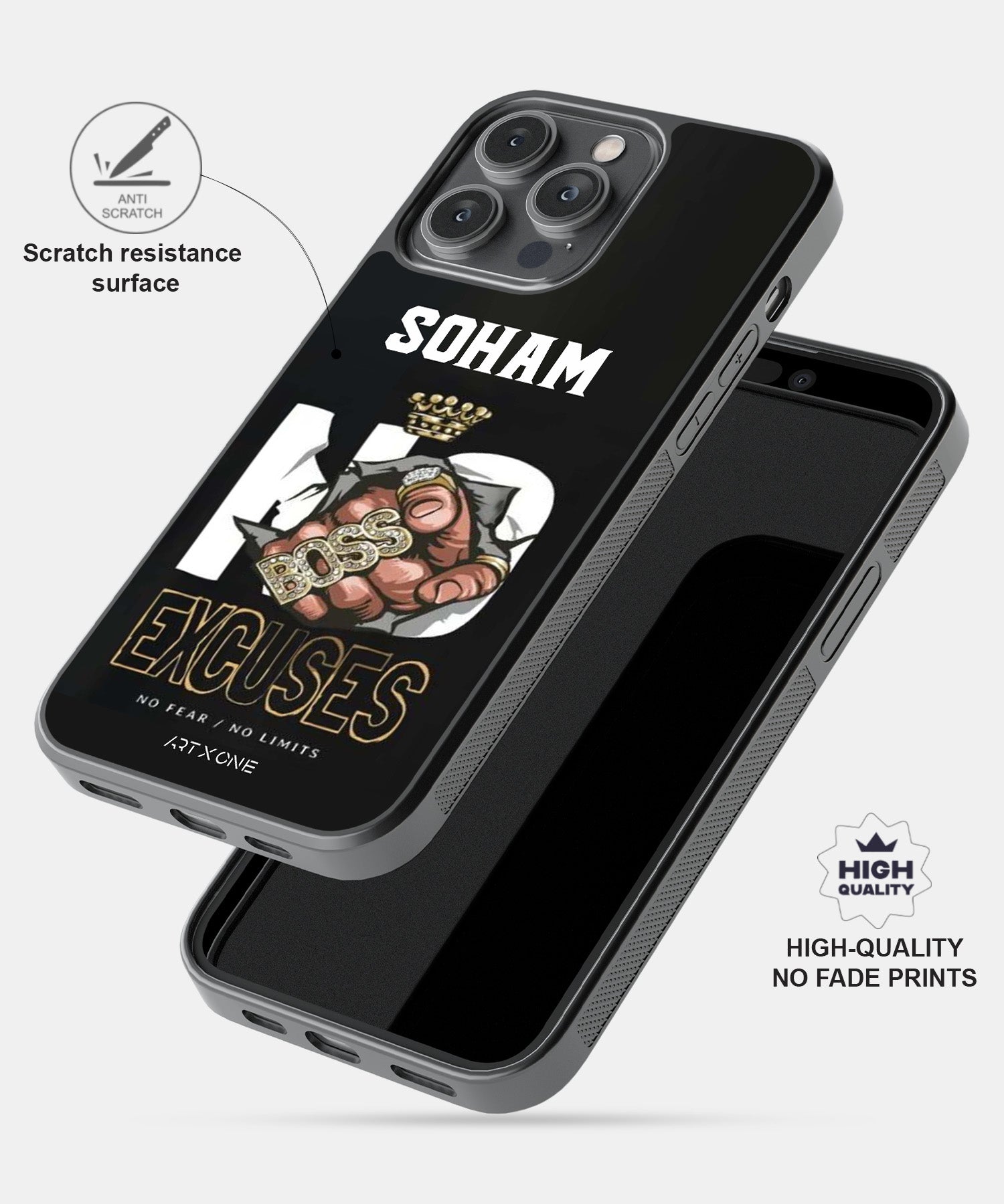 Boss Name Mobile Back Cover