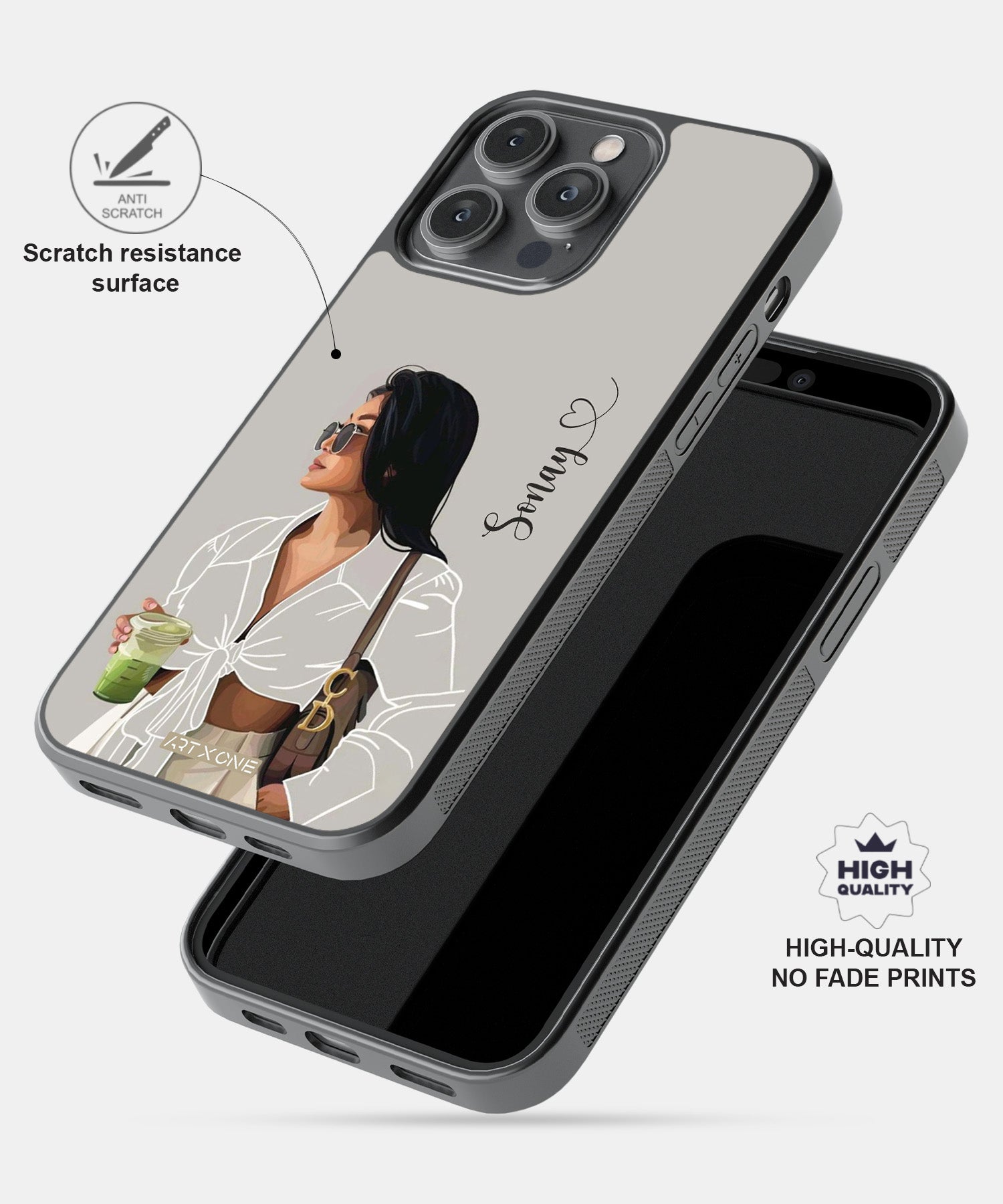 Claude Girl  Mobile Back Cover