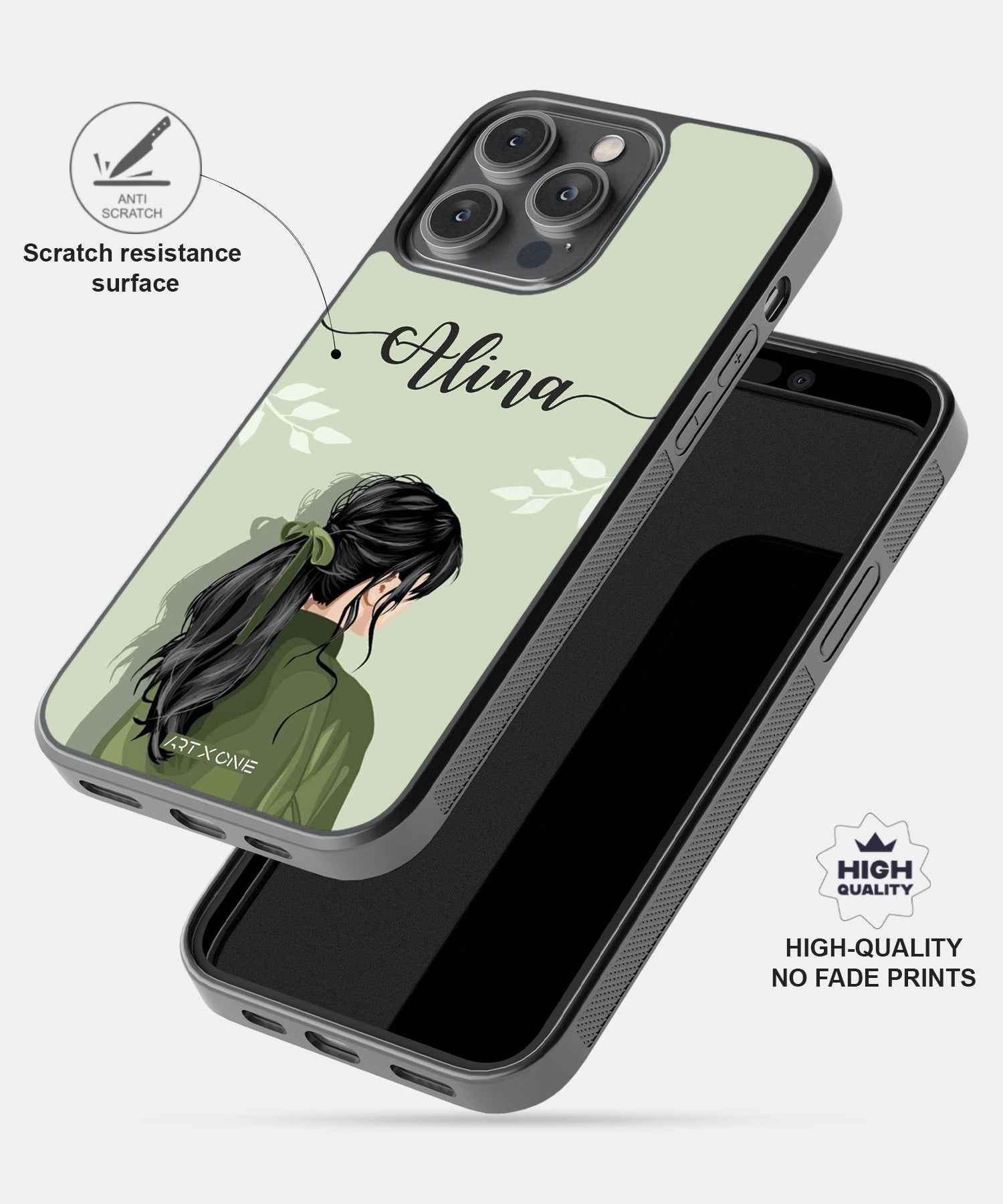 Greeny Girl Mobile Back Cover