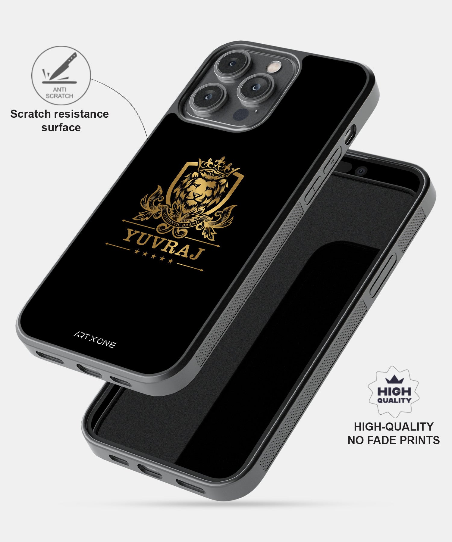 King Monogram Mobile Back Cover