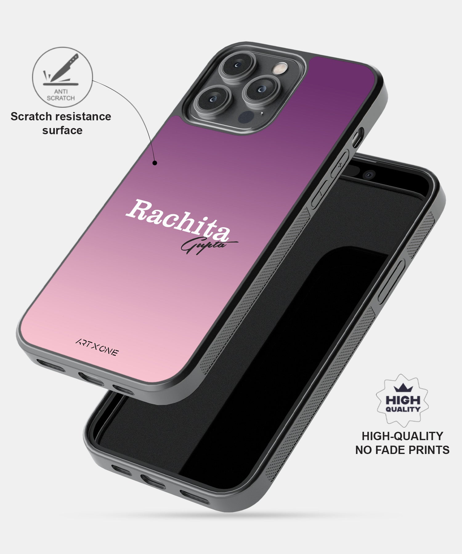 Purple Gradient Mobile Back Cover