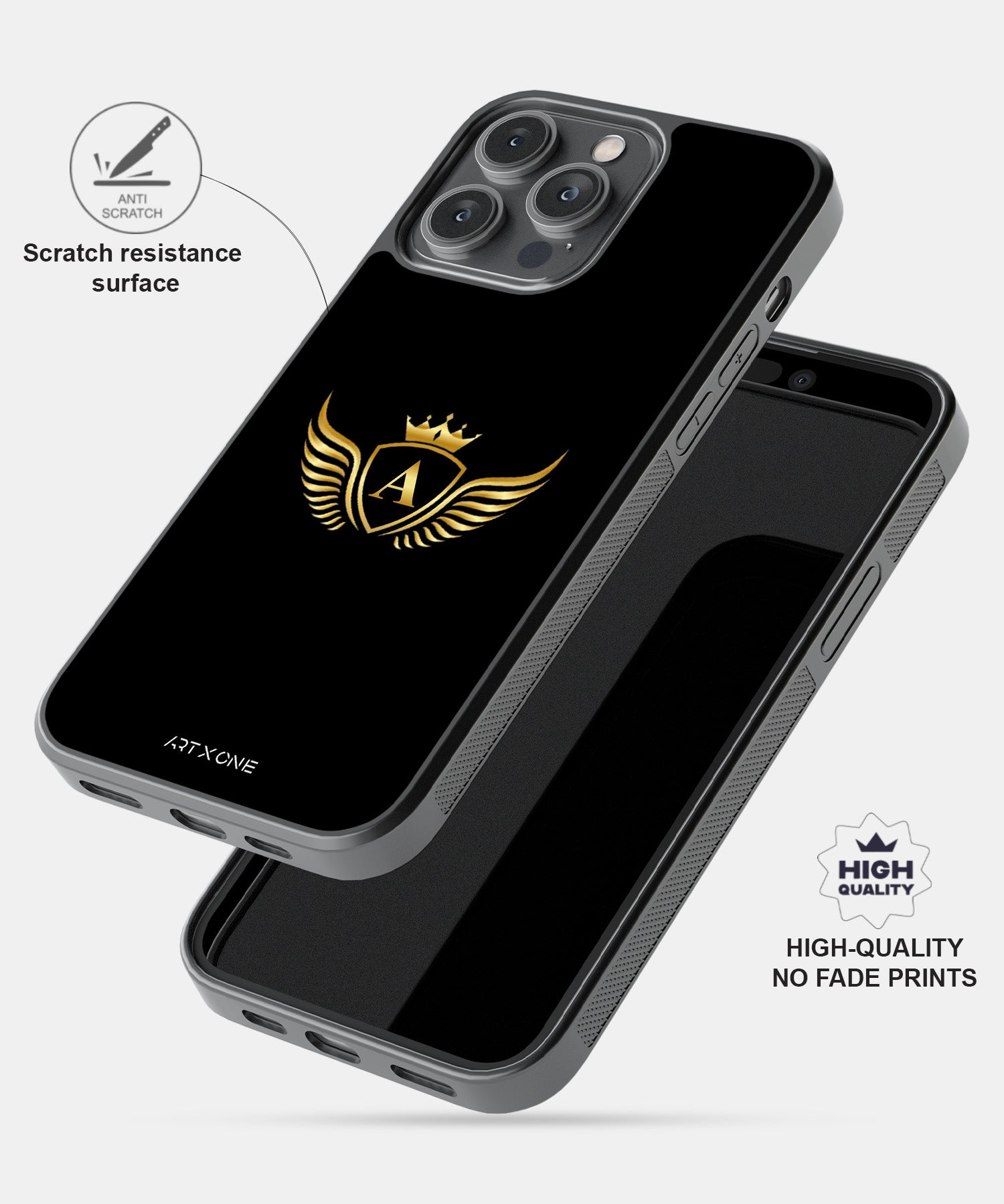 Royal Monogram Mobile Back Cover